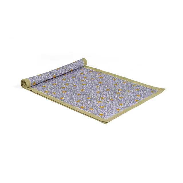 couleur-nature-lavender-chemin-table-violet-16x72-coton image 1