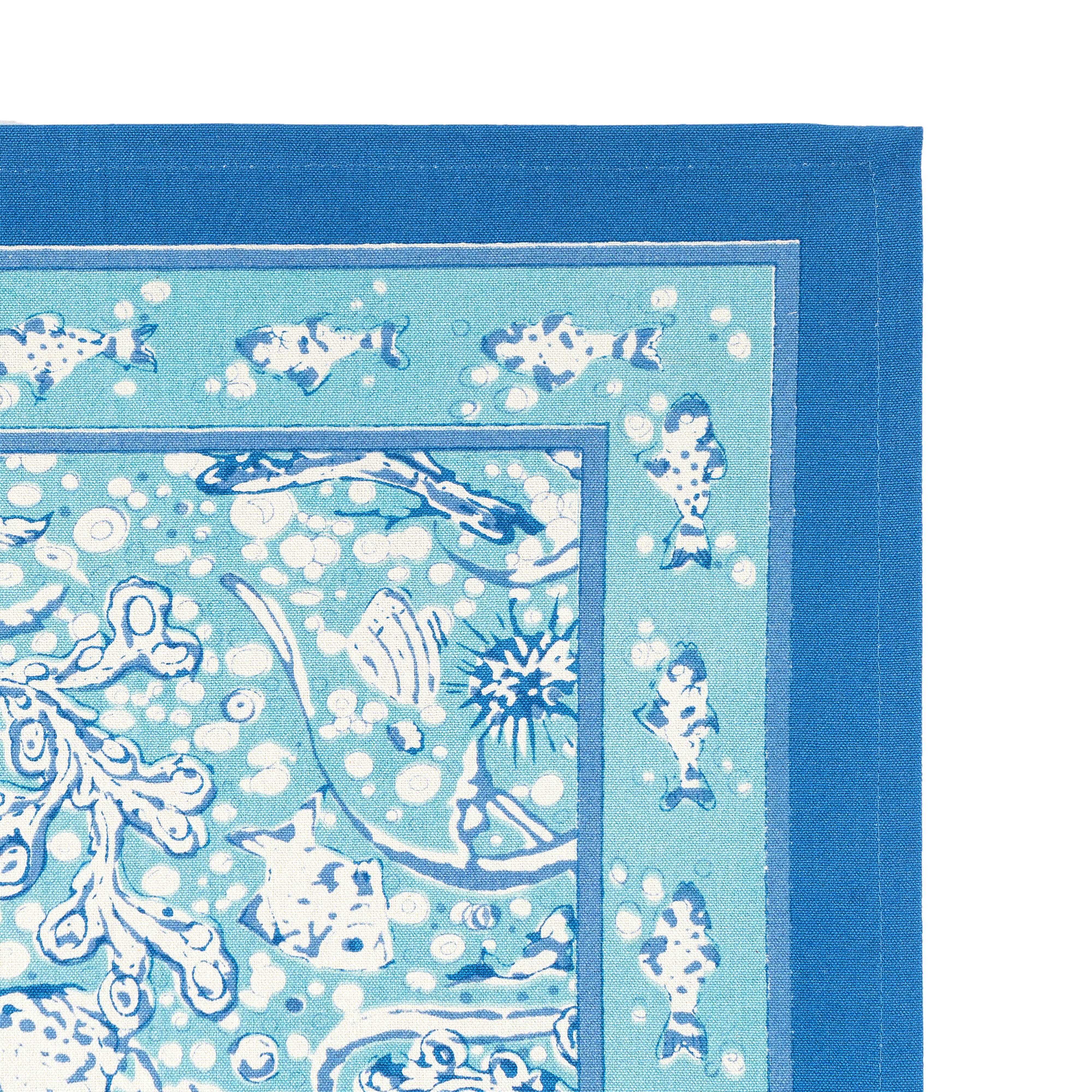 couleur-nature-la-mer-aqua-sets-de-table-coton-lot-de-6 image 3