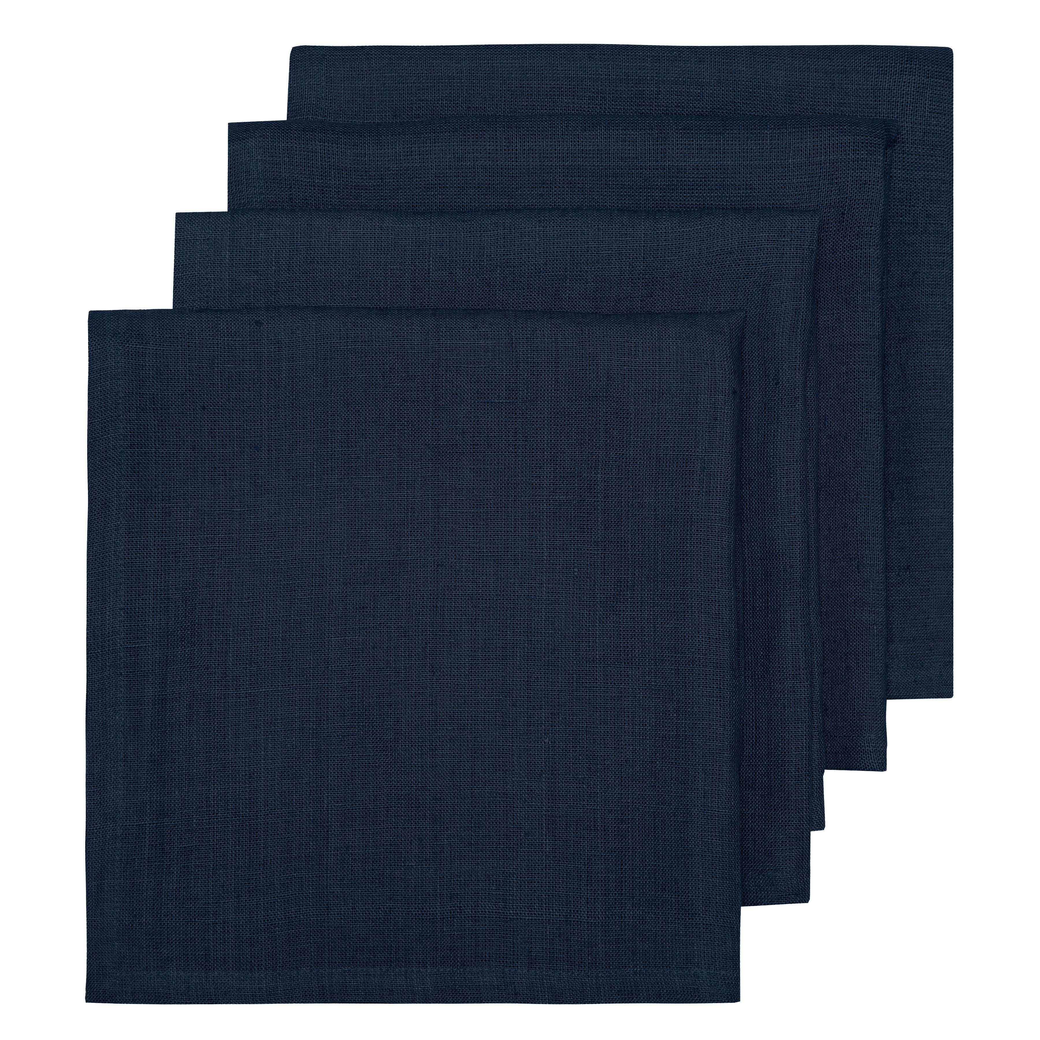 couleur-nature-palma-serviettes-lin-navy-bleu-marine-lot-4 image 1