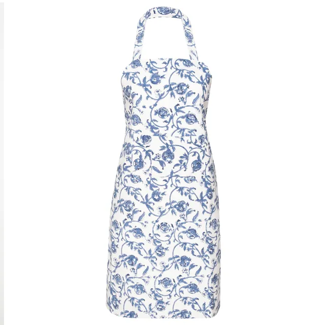 couleur-nature-granada-tablier-cuisine-bleu-bleuet-grenade image 1