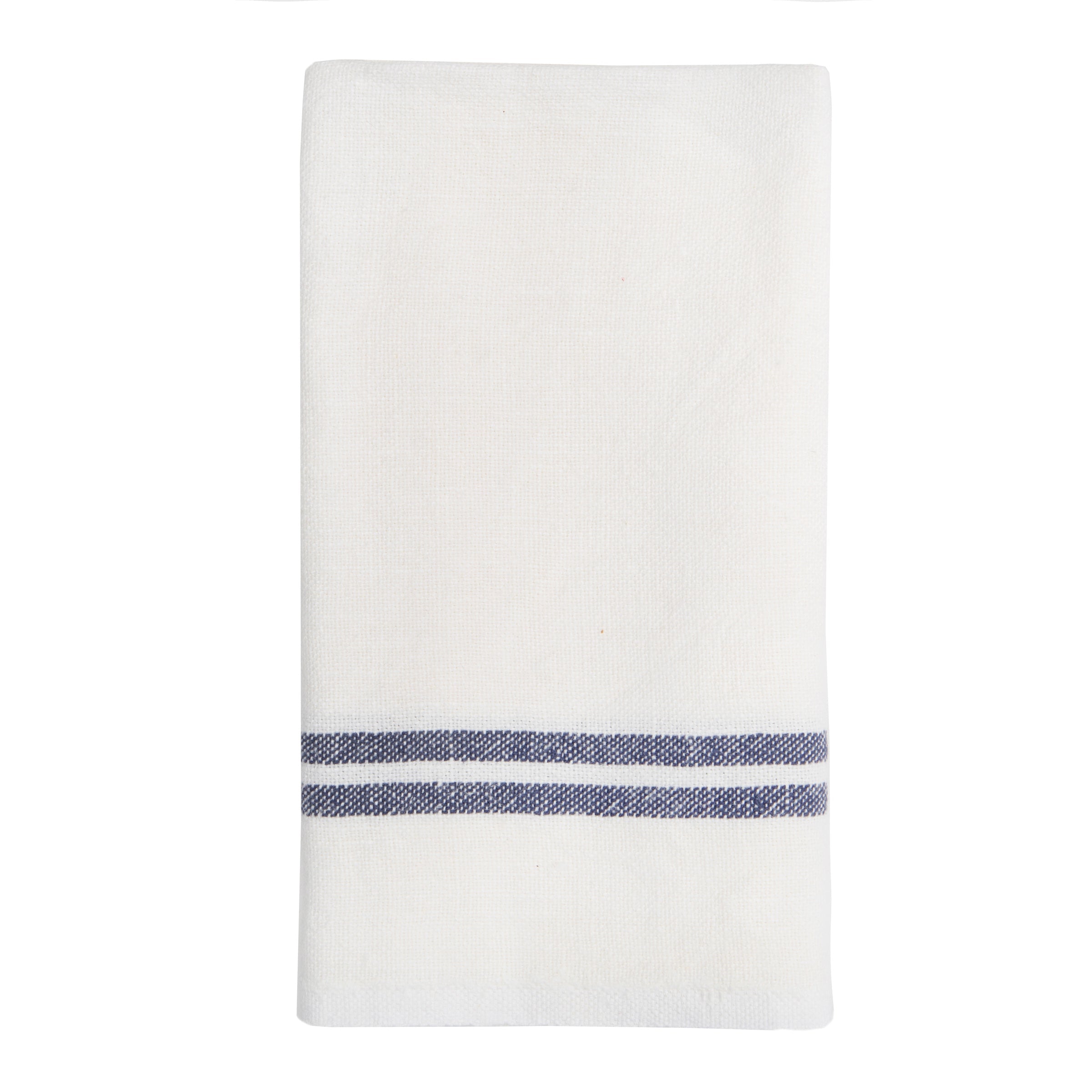 couleur-nature-tea-towels-torchon-lin-ivoire-marine-lot-de-2 image 1