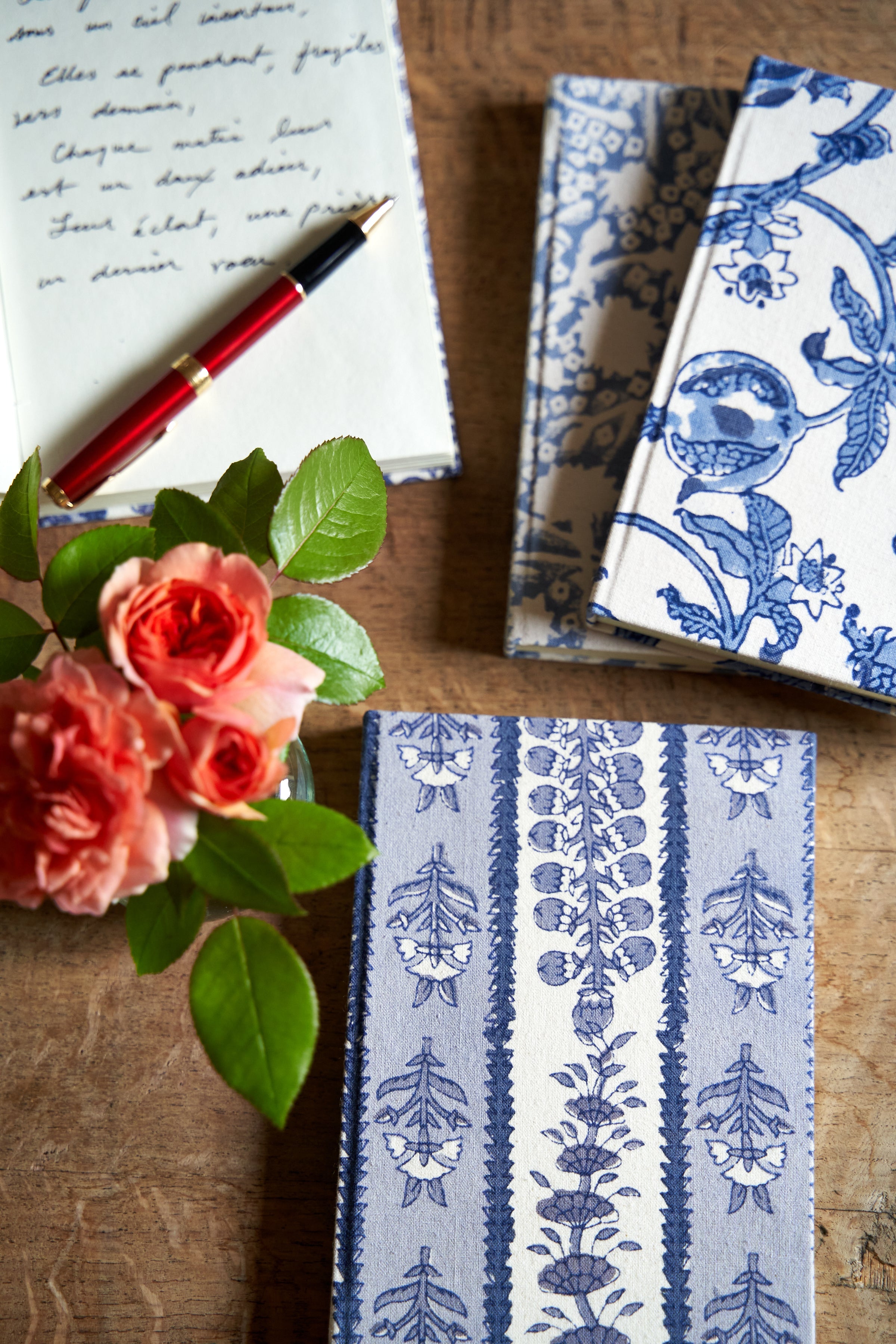 couleur-nature-d-cor-blue-journal-carnet-tissu-lot-3-bleu image 6