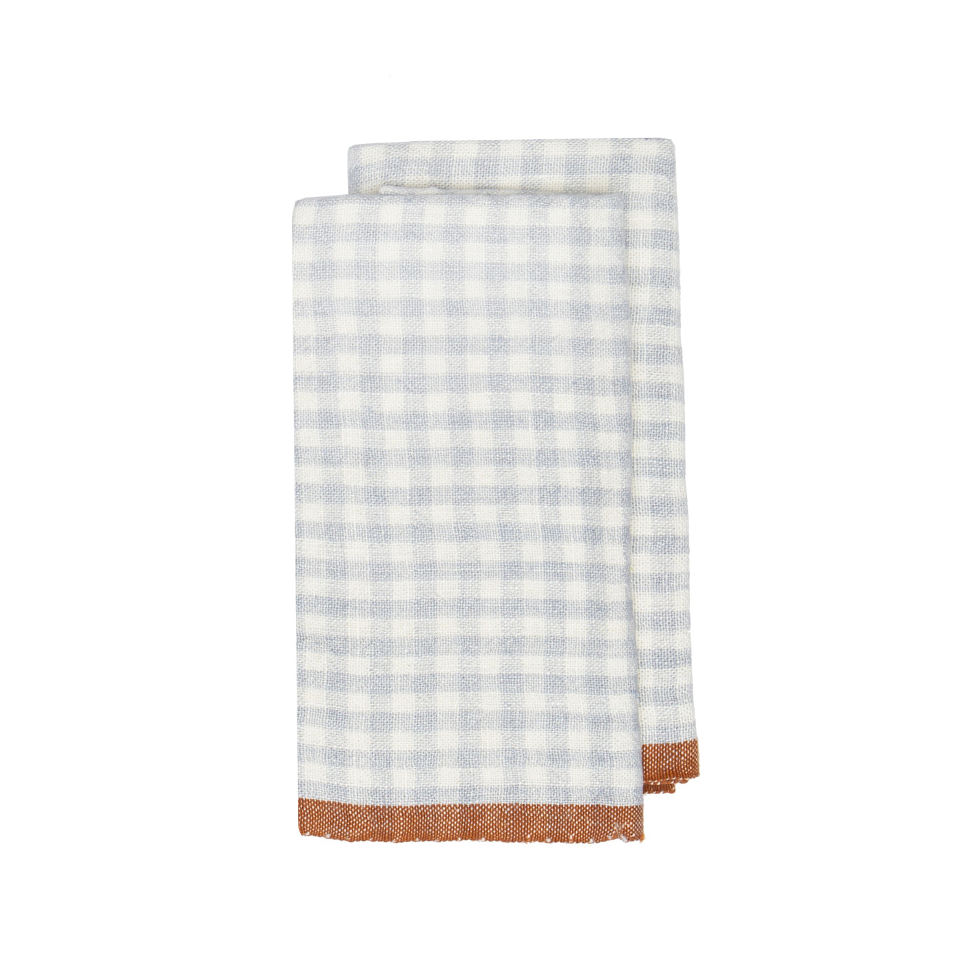 couleur-nature-two-tone-gingham-torchon-lin-bleu-lot-de-2 image 1
