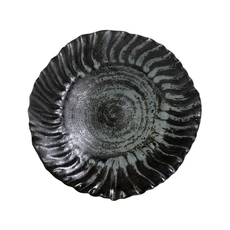 jars-r-fectoire-grande-assiette-creuse-charbon-grise image 1