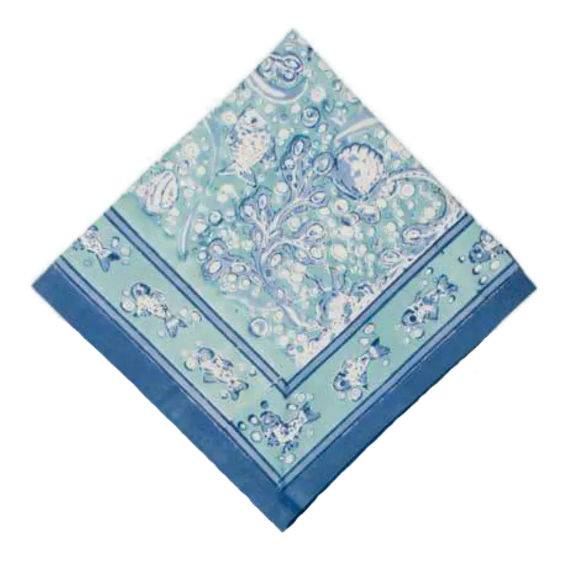 couleur-nature-la-mer-serviettes-tissu-aqua-lot-6 image 1