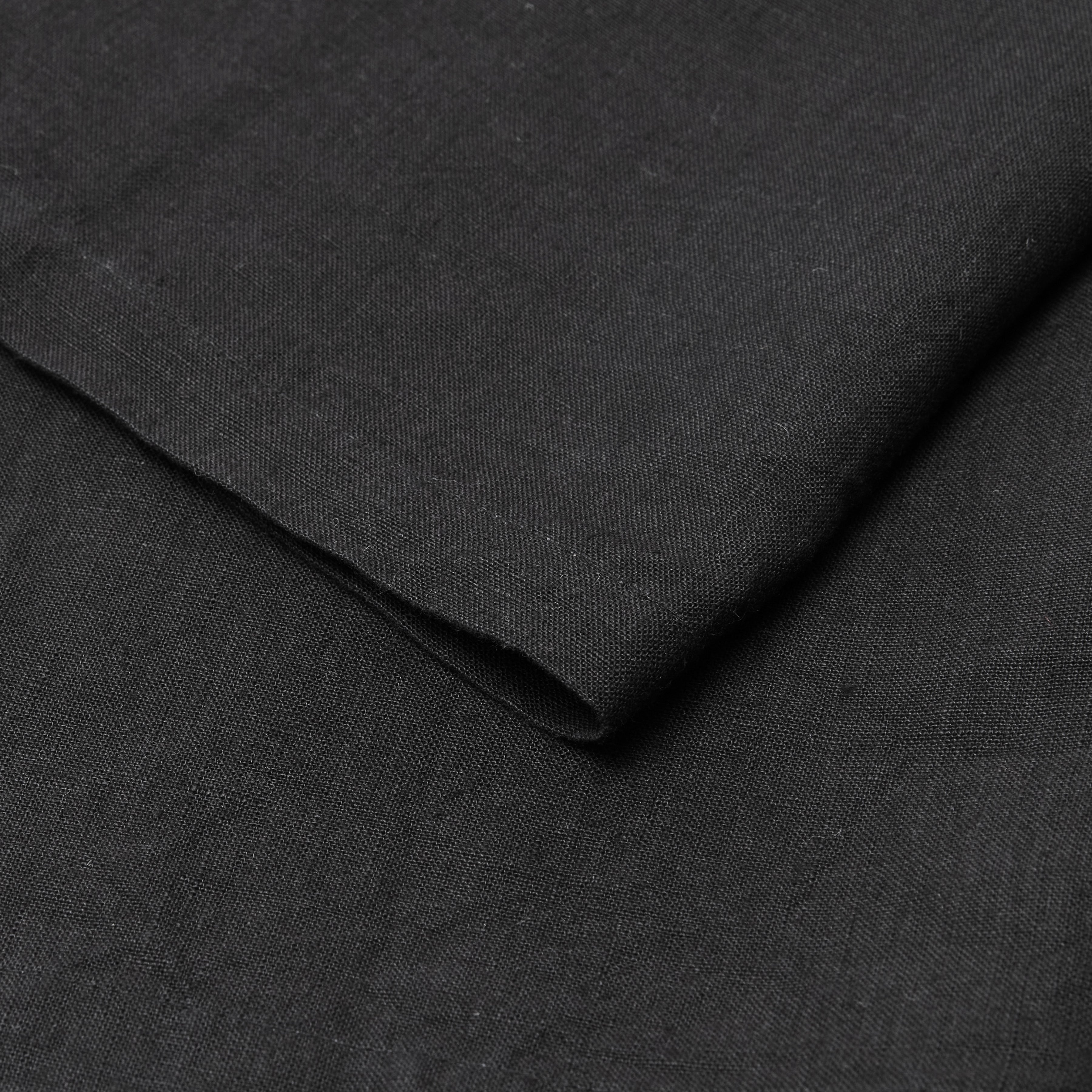 couleur-nature-everyday-serviettes-lin-noir-lot-4-53-cm image 3