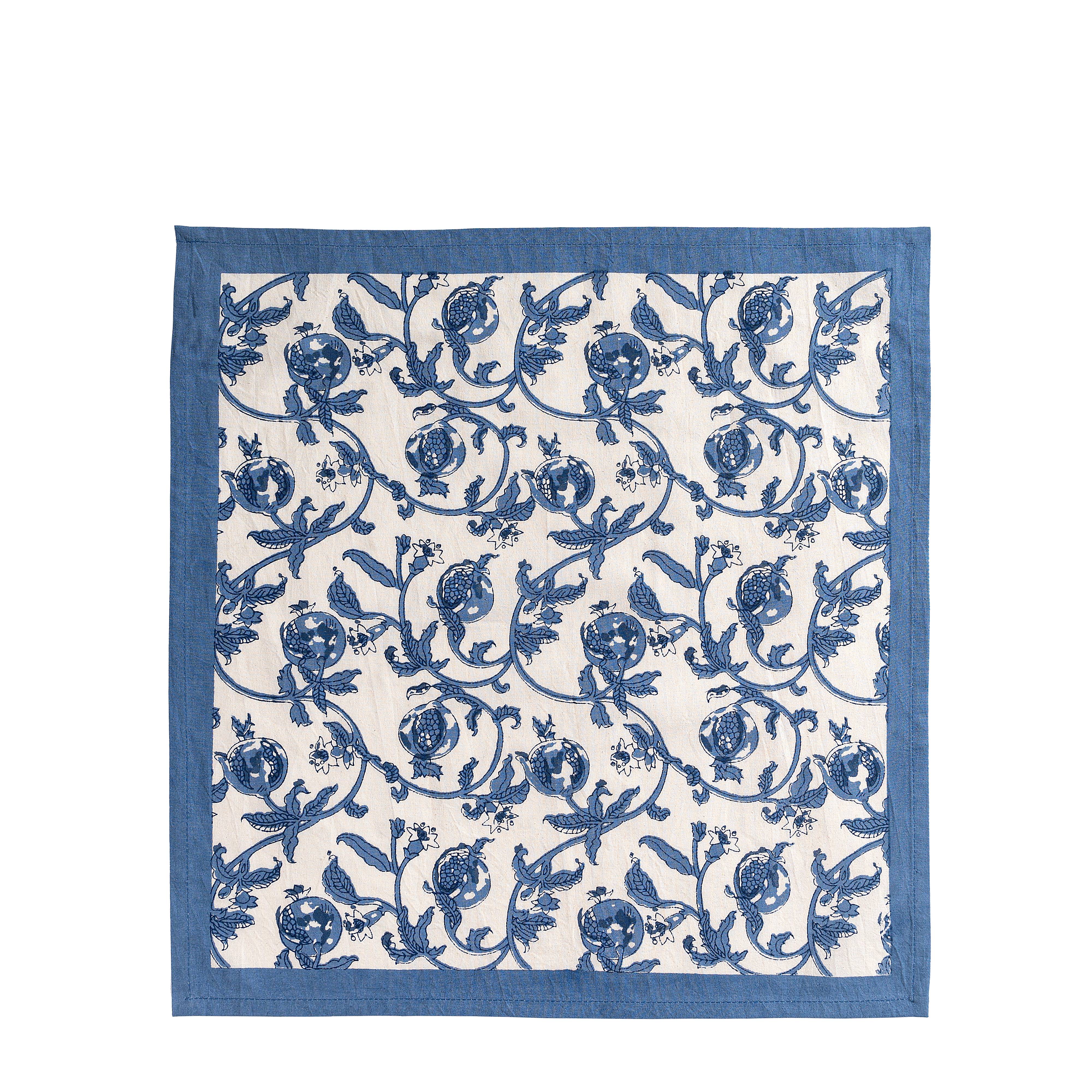 couleur-nature-granada-serviettes-coton-bleu-bleuet-lot-6 image 7