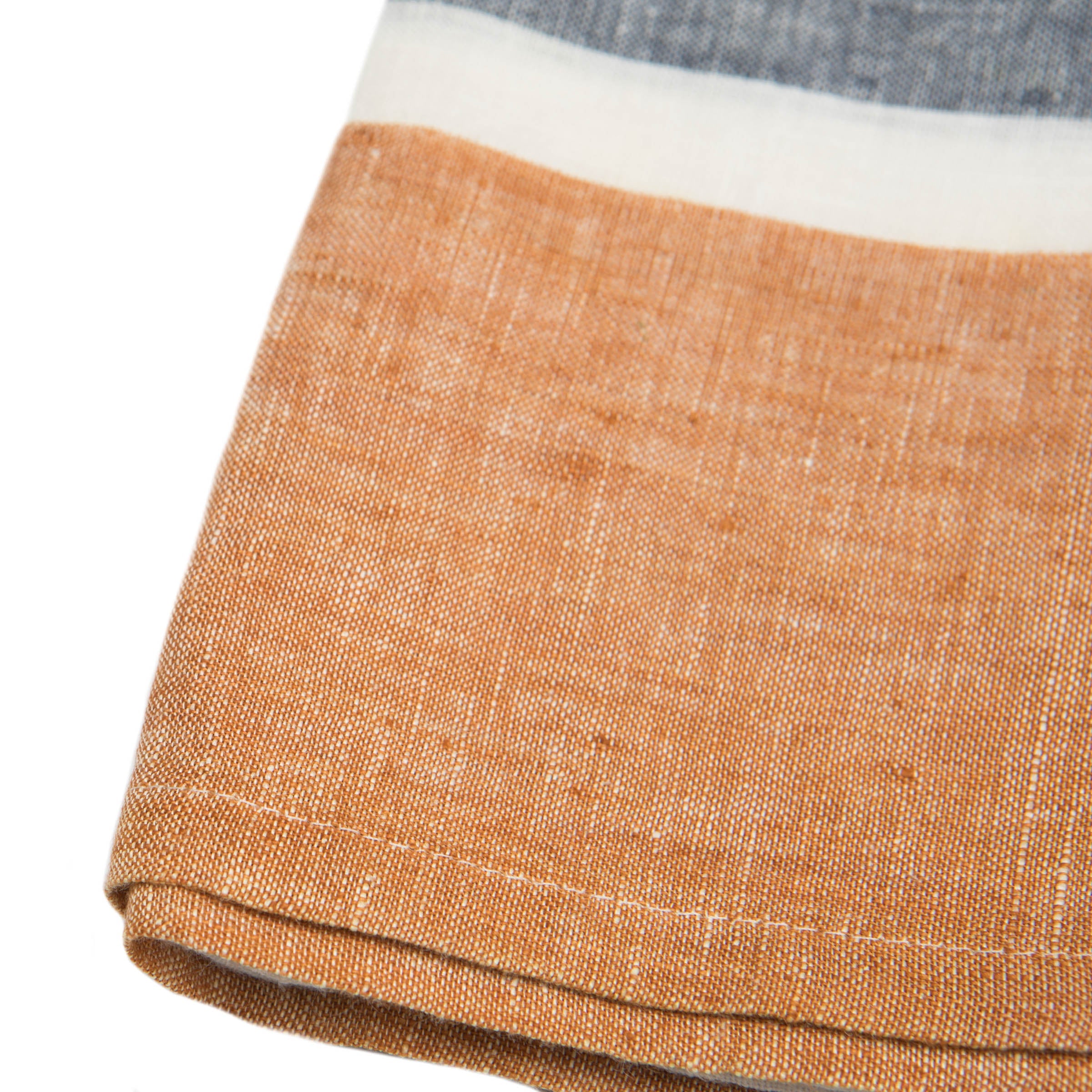 couleur-nature-bold-stripe-torchon-coton-rouille-lot-2 image 2