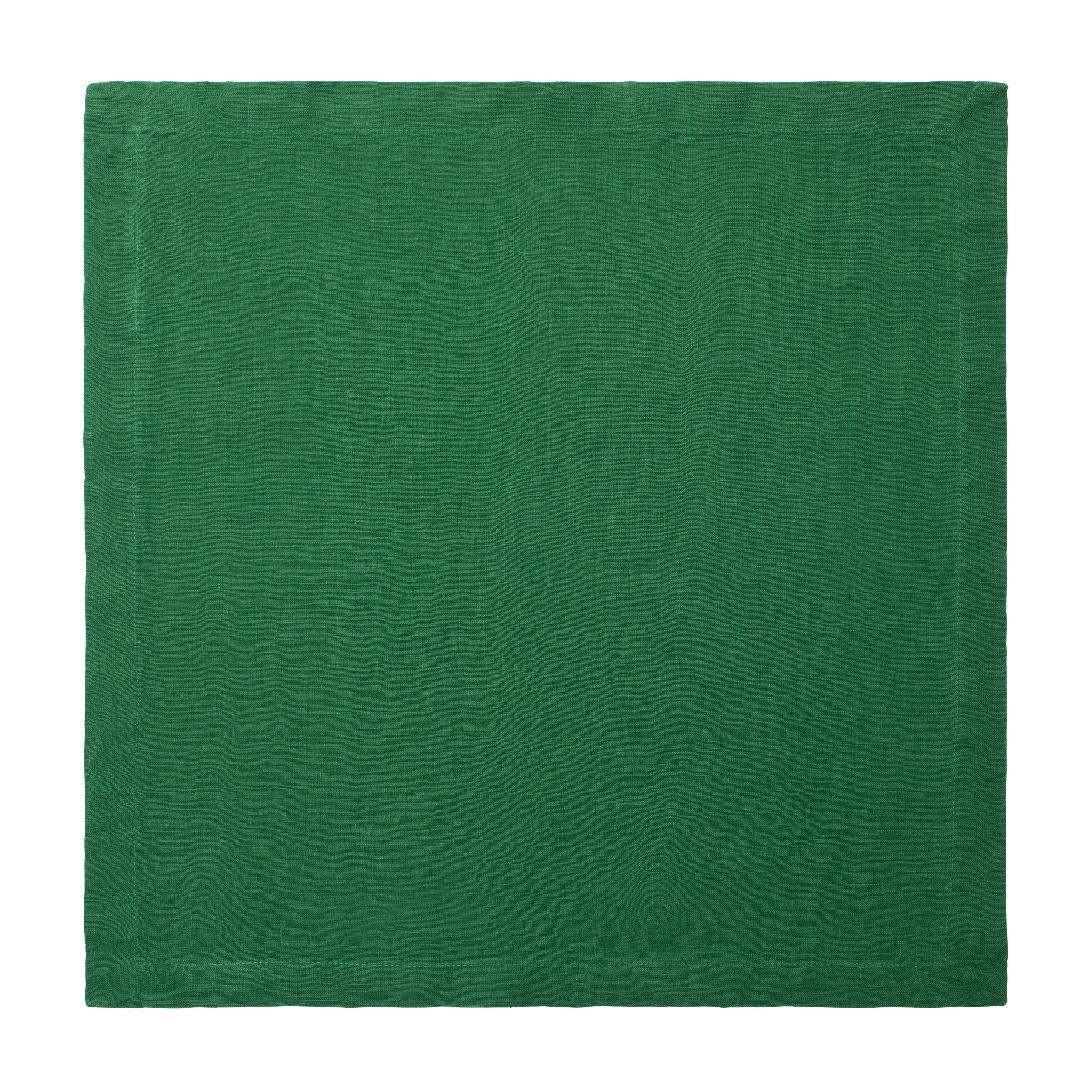 couleur-nature-everyday-evergreen-serviettes-lin-lot-4-vert image 5
