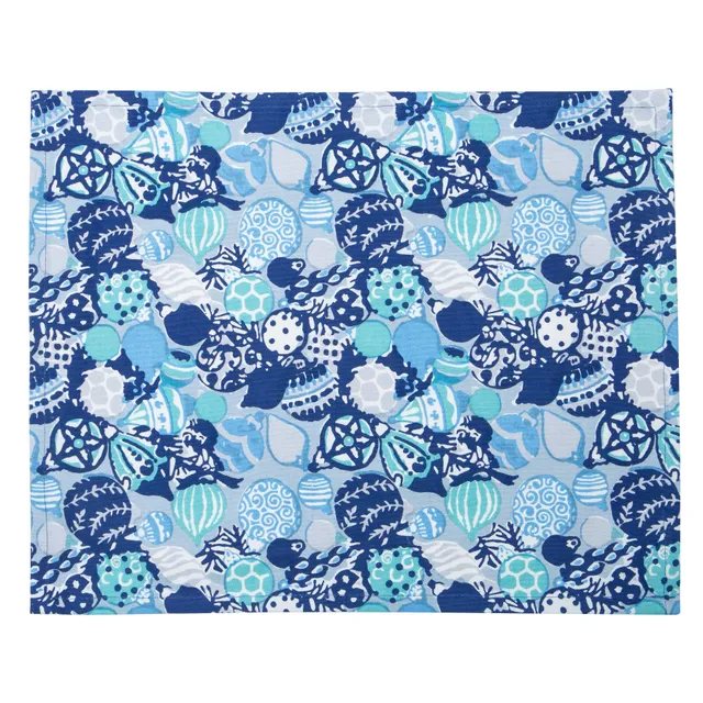 couleur-nature-ornaments-set-de-table-bleu-no-l-lot-de-6-coton image 1
