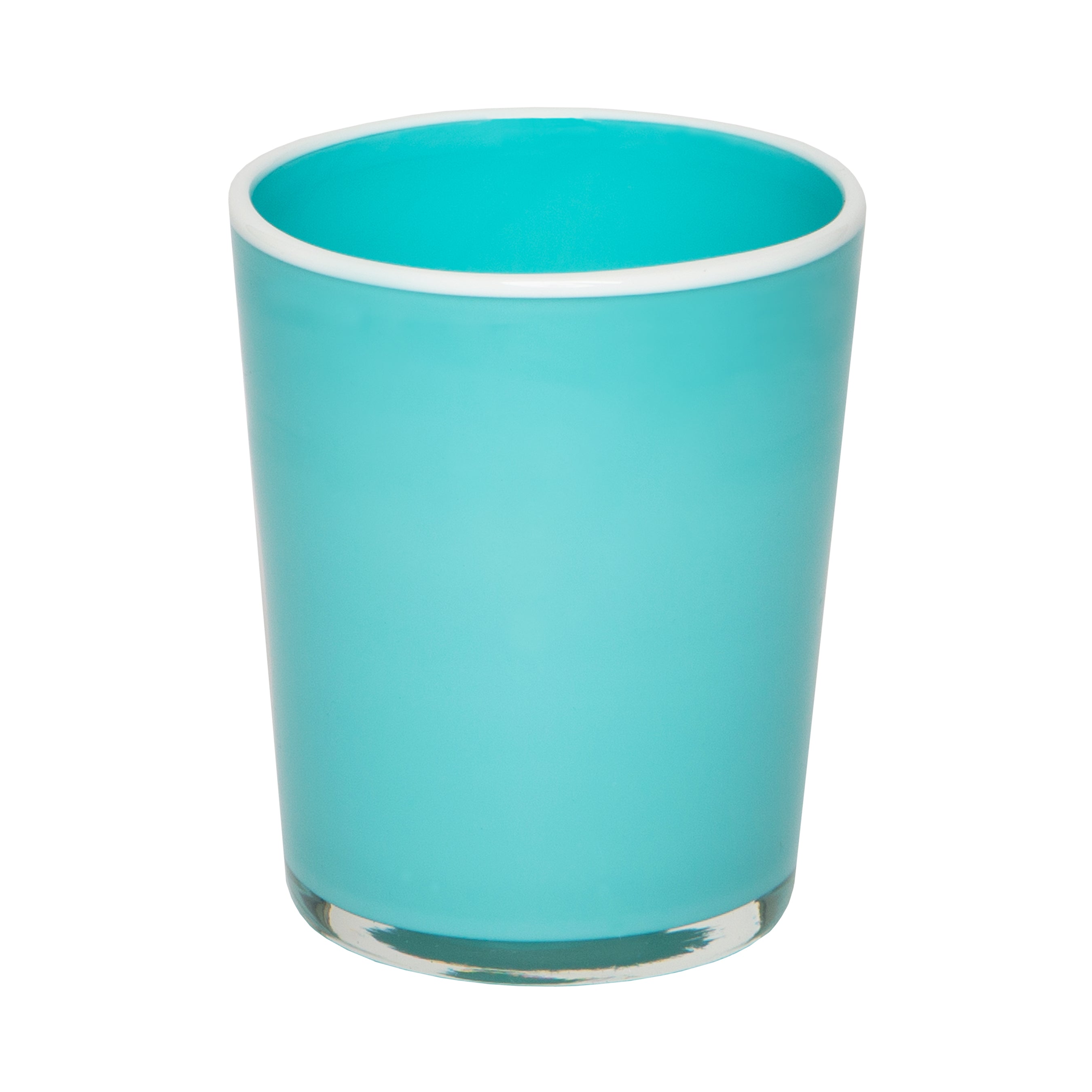 couleur-nature-summer-glass-verres-turquoise-blanc-lot-4-15oz image 5