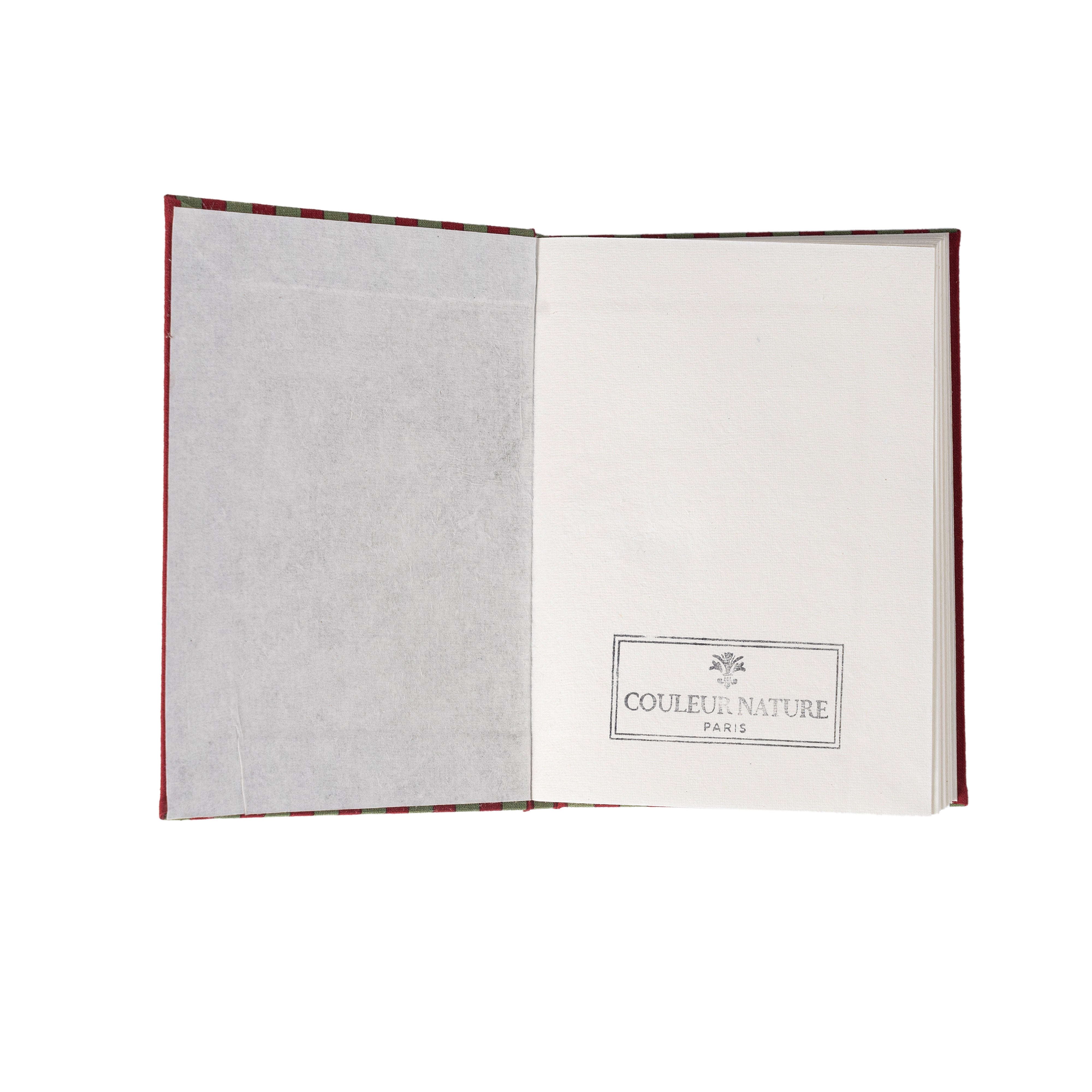 couleur-nature-christmas-stripe-journal-tissu-rouge-vert-5x7 image 4