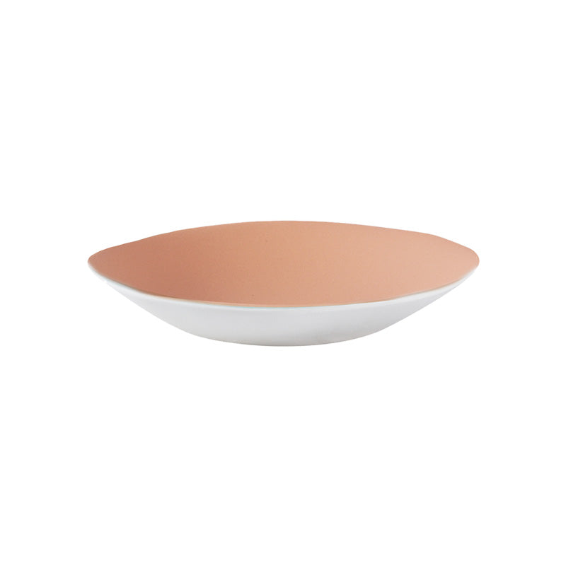 jars-plume-assiette-creuse-c-ramique-rhubarbe-rose-mat image 1
