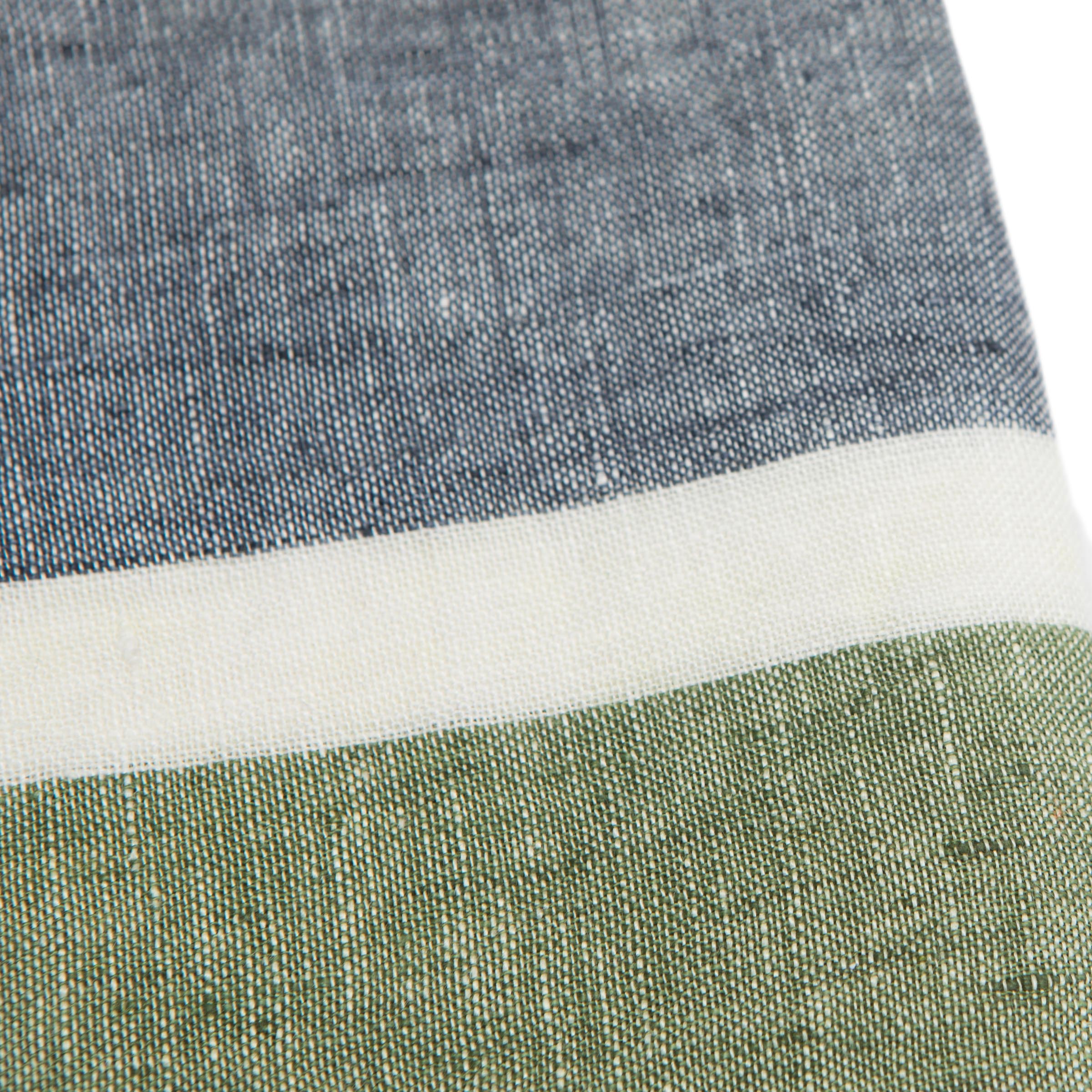 couleur-nature-bold-stripe-torchon-vert-sapin-lot-2 image 3
