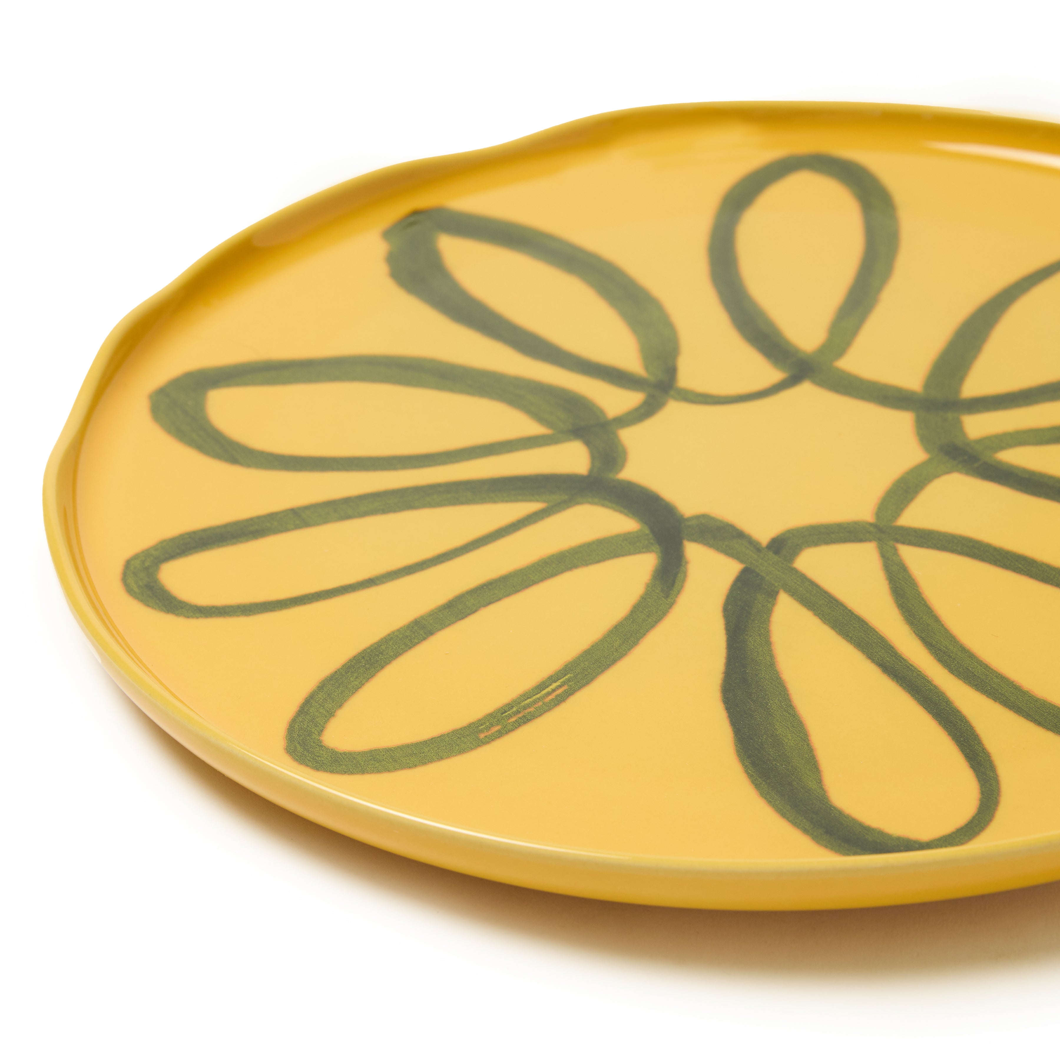 couleur-nature-amalfi-assiette-de-pr-sentation-moutarde-32-cm image 2