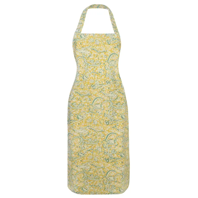 couleur-nature-la-mer-tablier-coton-aqua-taille-unique image 1