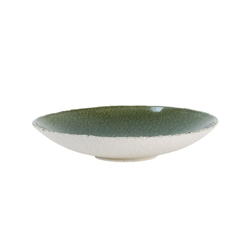 jars-c-ramistes-garrigue-assiette-creuse-l-thym-c-ramique-verte image 1