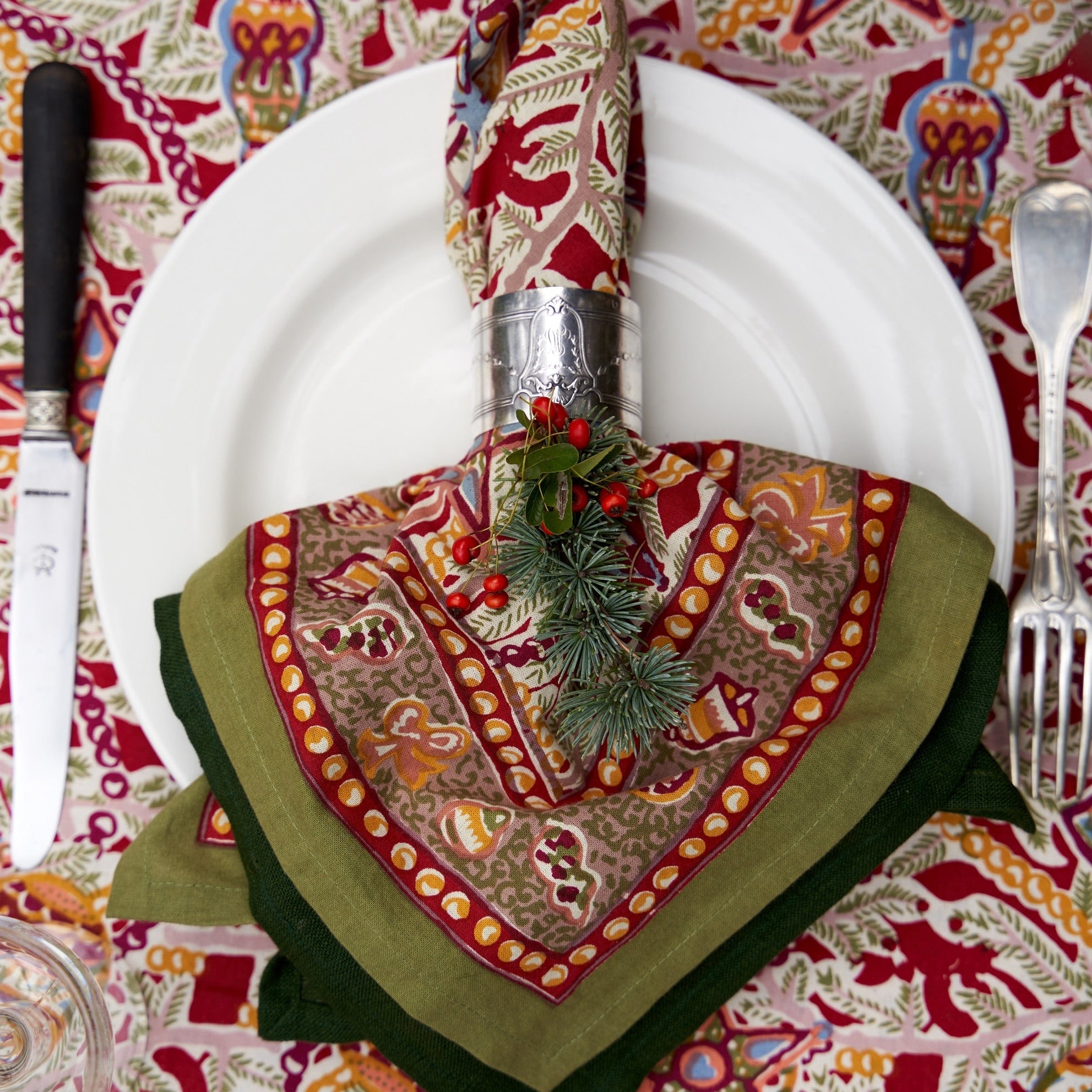 couleur-nature-no-l-serviettes-de-table-coton-lot-6-no-l image 5