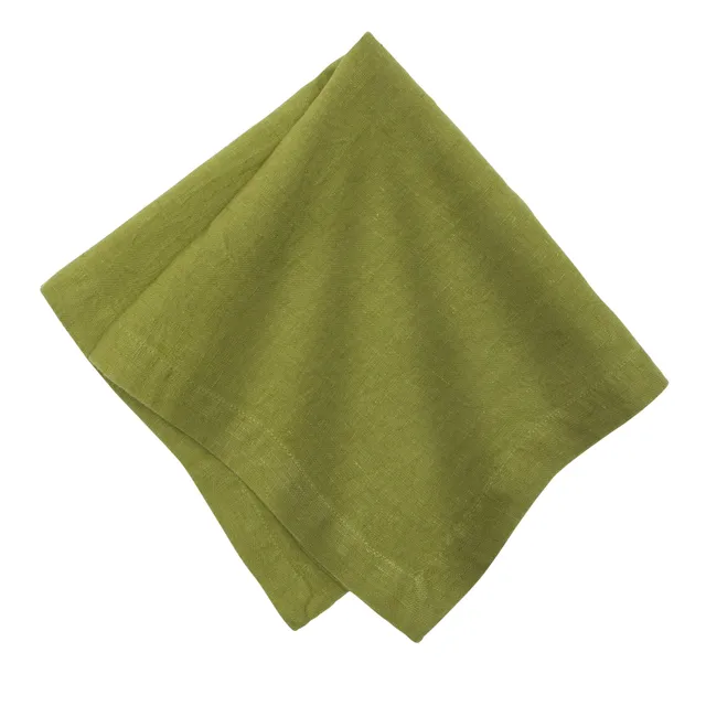 couleur-nature-everyday-serviettes-tissu-vert-avocat-lot-4 image 1