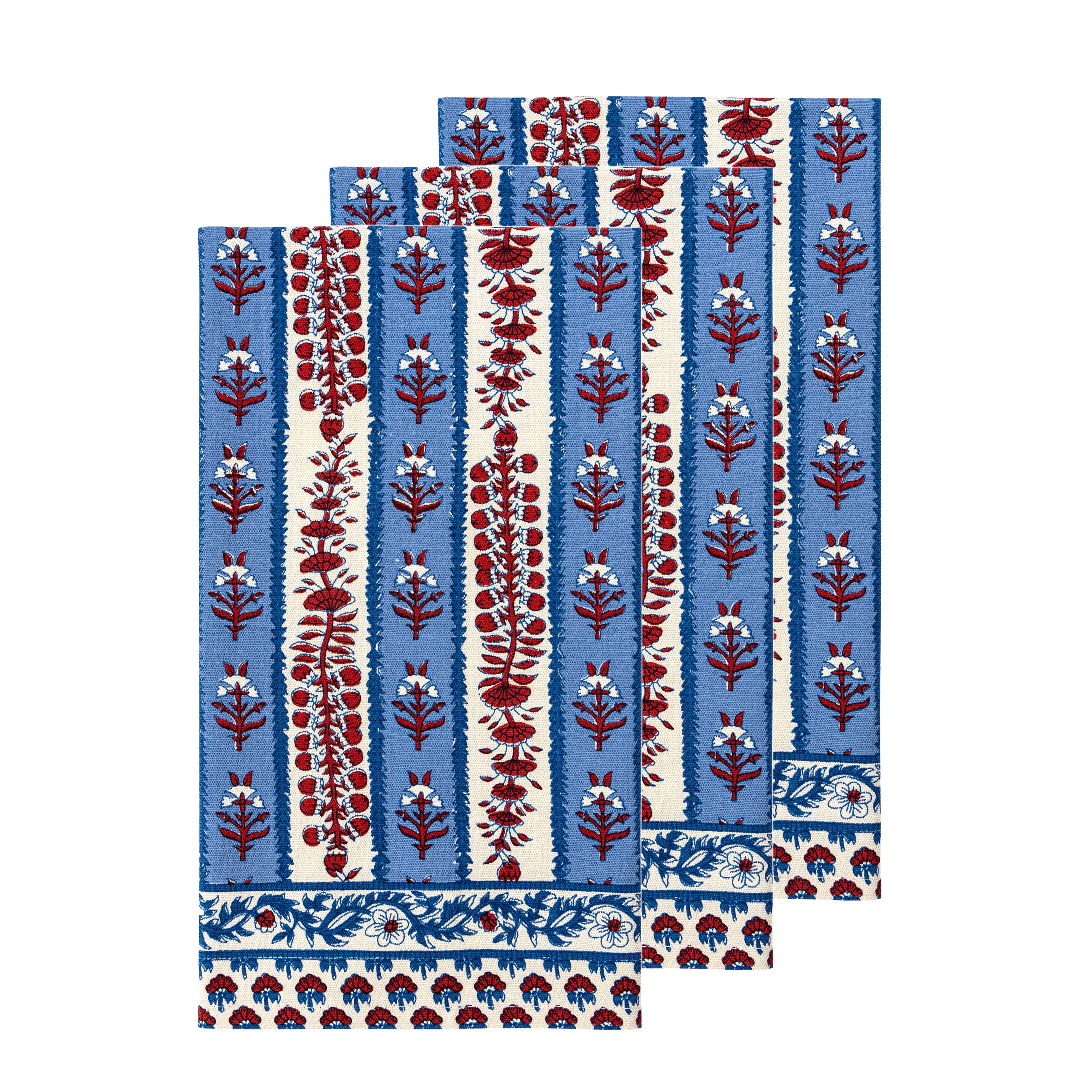 couleur-nature-avignon-torchon-cuisine-rouge-bleu-lot-3 image 1