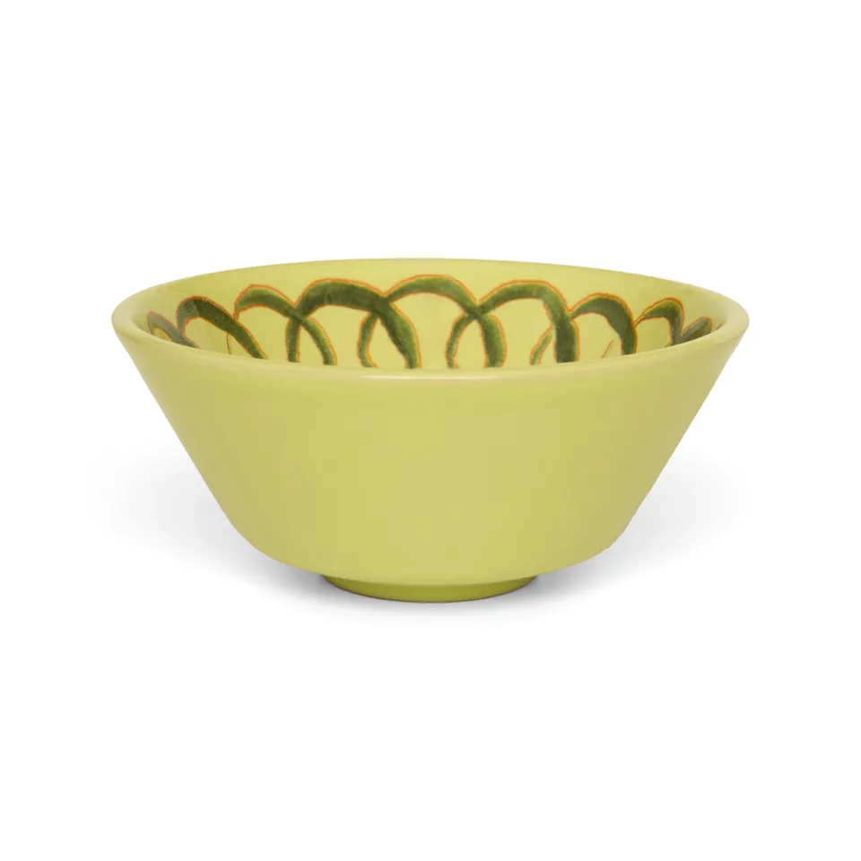 couleur-nature-amalfi-bol-c-ramique-vert-lime-11-cm image 1