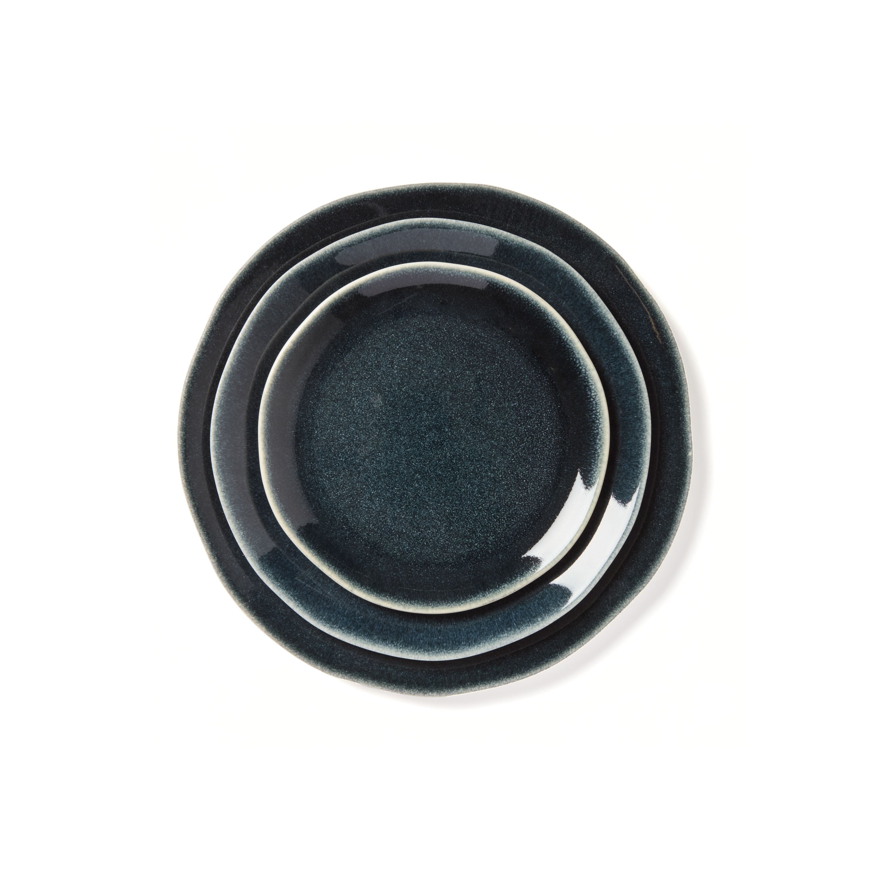 jars-tourron-assiette-dessert-bleu-nuit-craquel image 3
