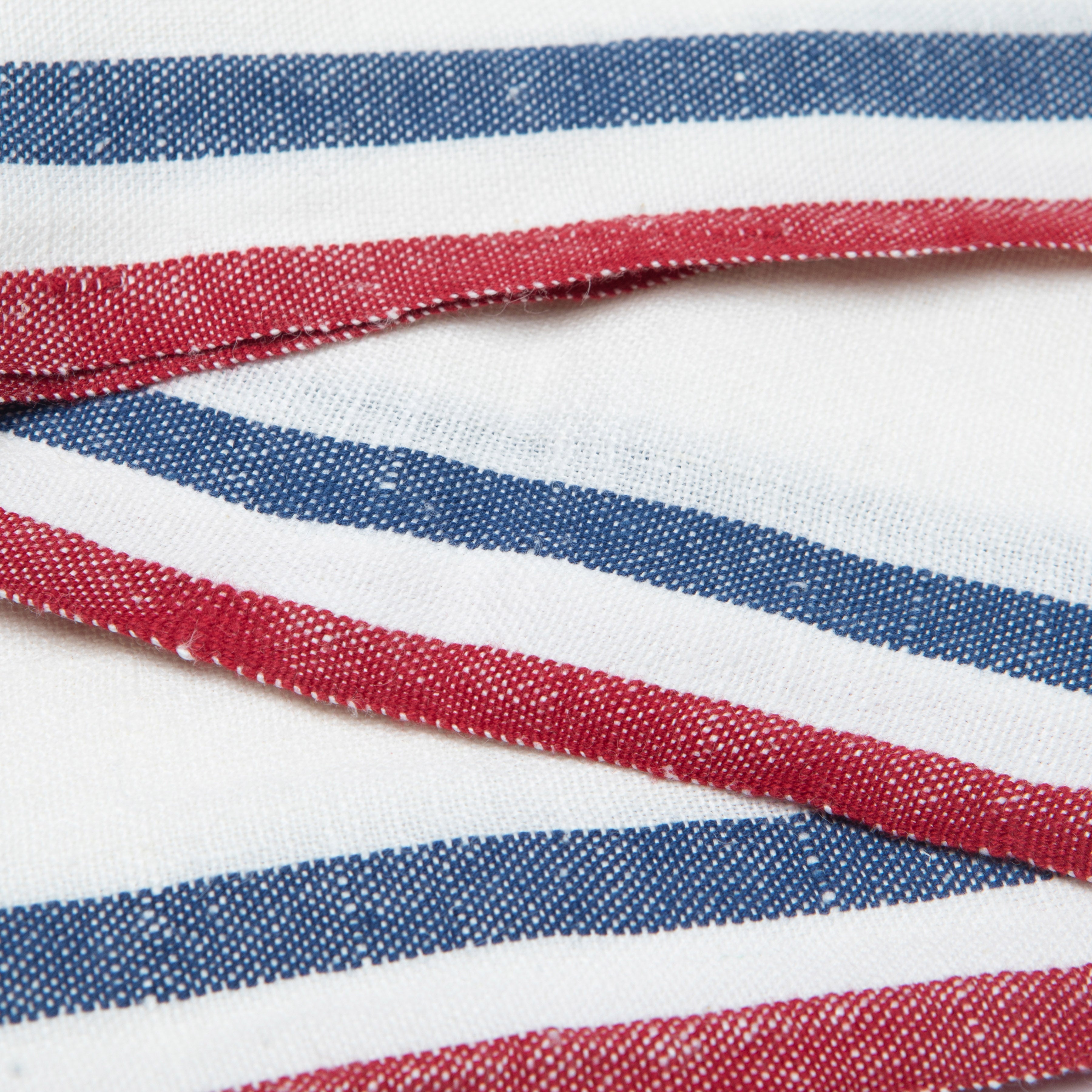 couleur-nature-normandy-serviettes-rayures-bleu-blanc-rouge-lot-4 image 3