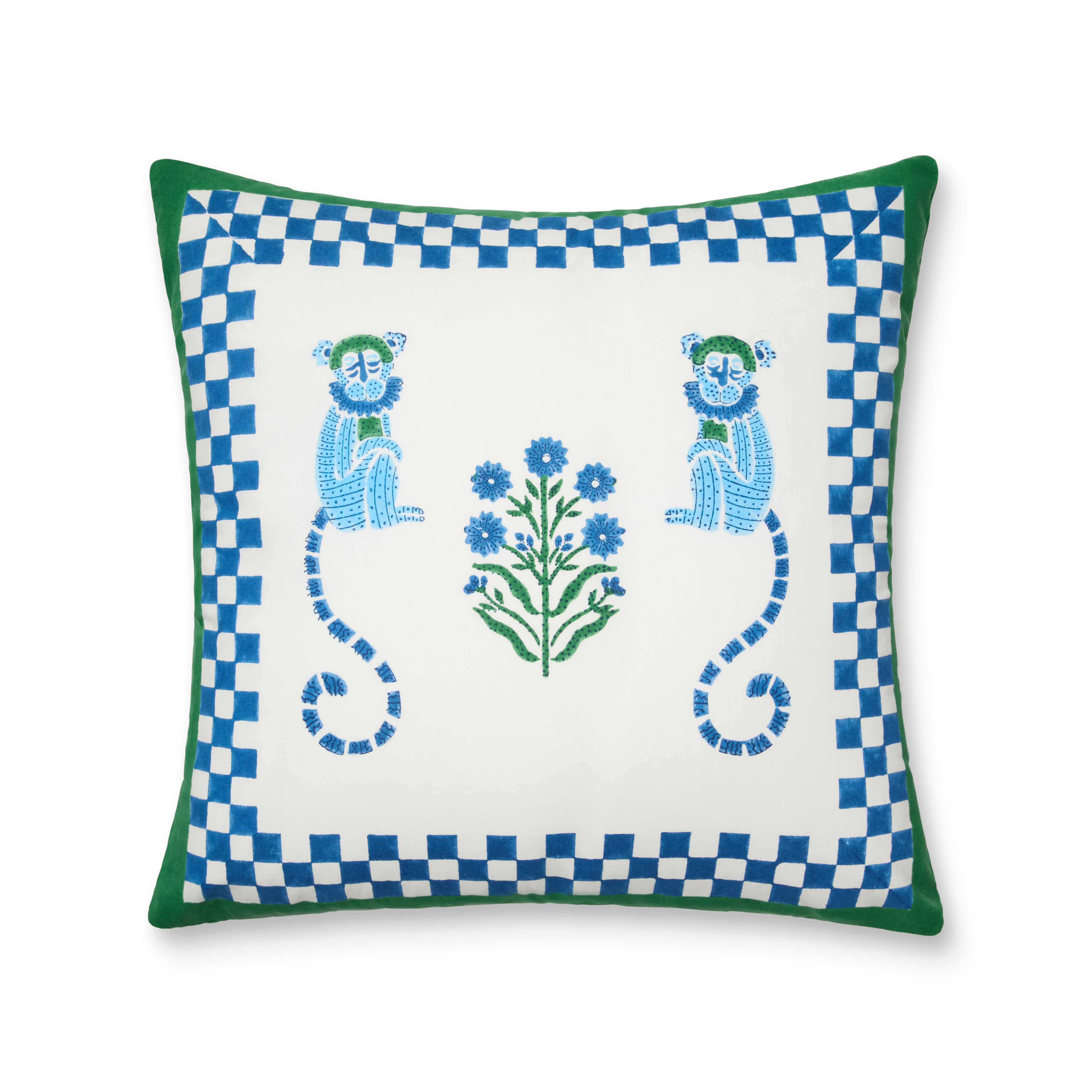 couleur-nature-jeu-de-singes-housse-coussin-bleu-40x55-cm image 3