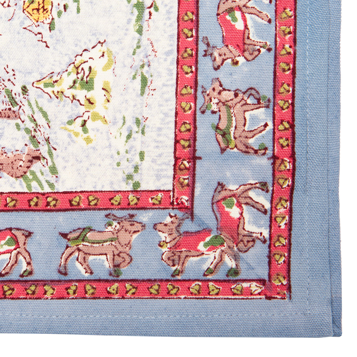 couleur-nature-renne-chemin-de-table-coton-gris-bleu-16x72 image 5