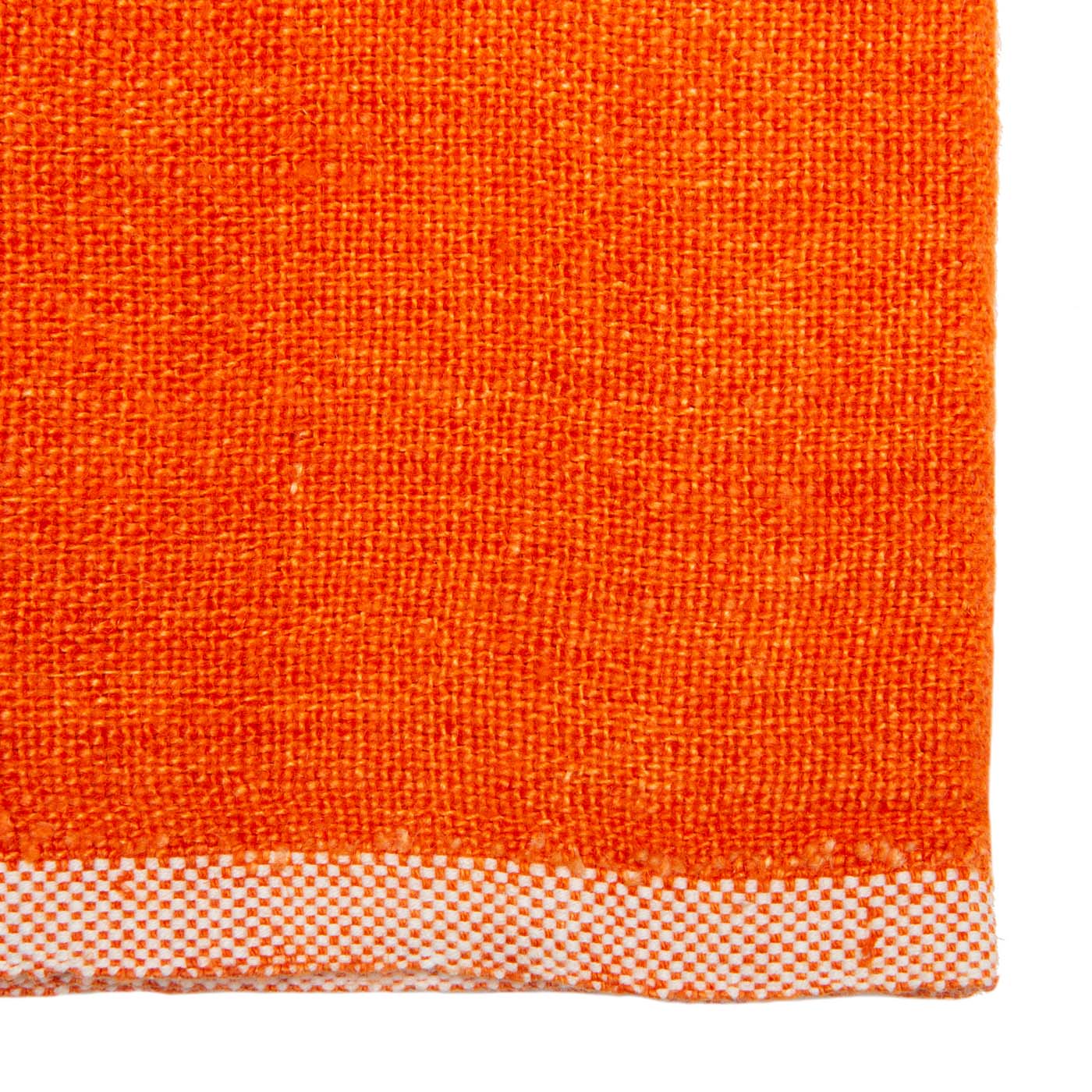 couleur-nature-chunky-linen-serviettes-lin-orange-lot-4-20 image 2