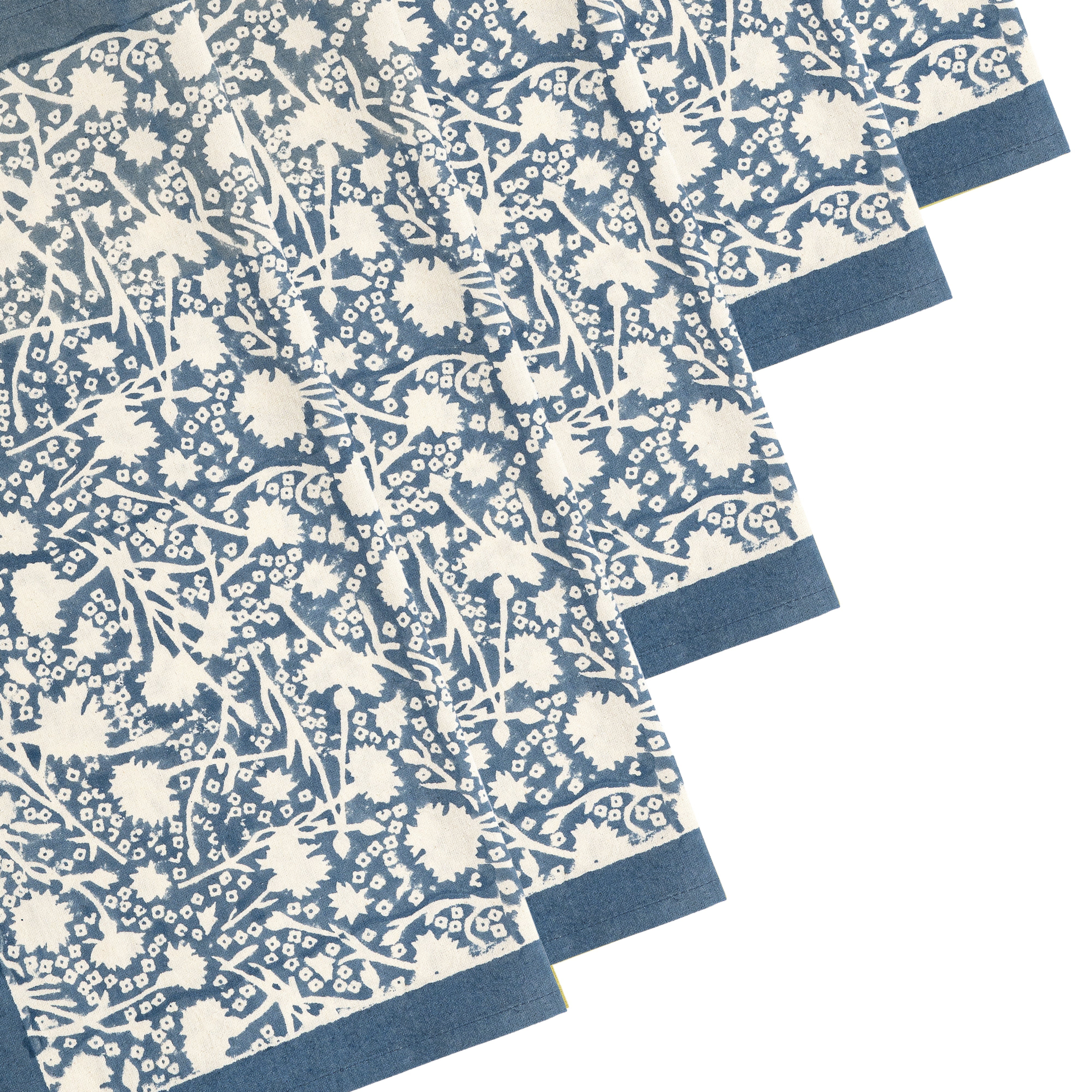 couleur-nature-meadows-serviettes-coton-bleu-lot-6 image 5