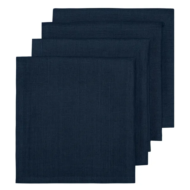 couleur-nature-palma-serviettes-lin-navy-bleu-marine-lot-4 image 1