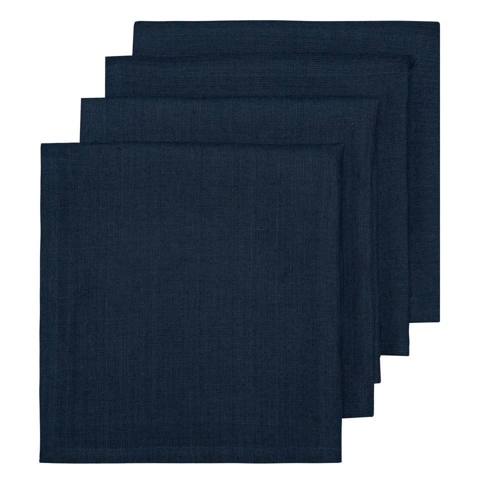 couleur-nature-palma-serviettes-lin-navy-bleu-marine-lot-4 image 1
