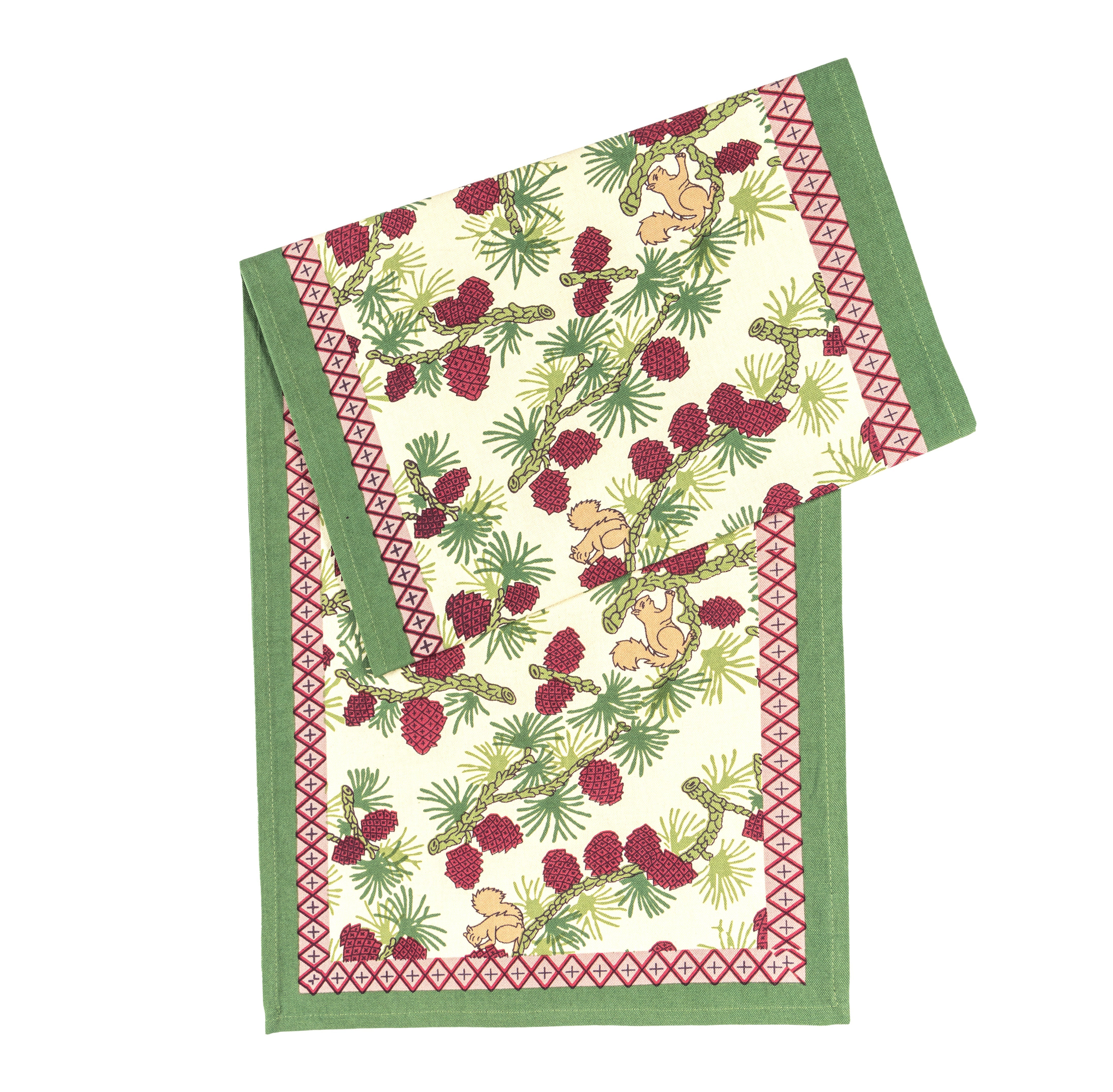 couleur-nature-squirrel-chemin-table-coton-rouge-40x183-cm image 3