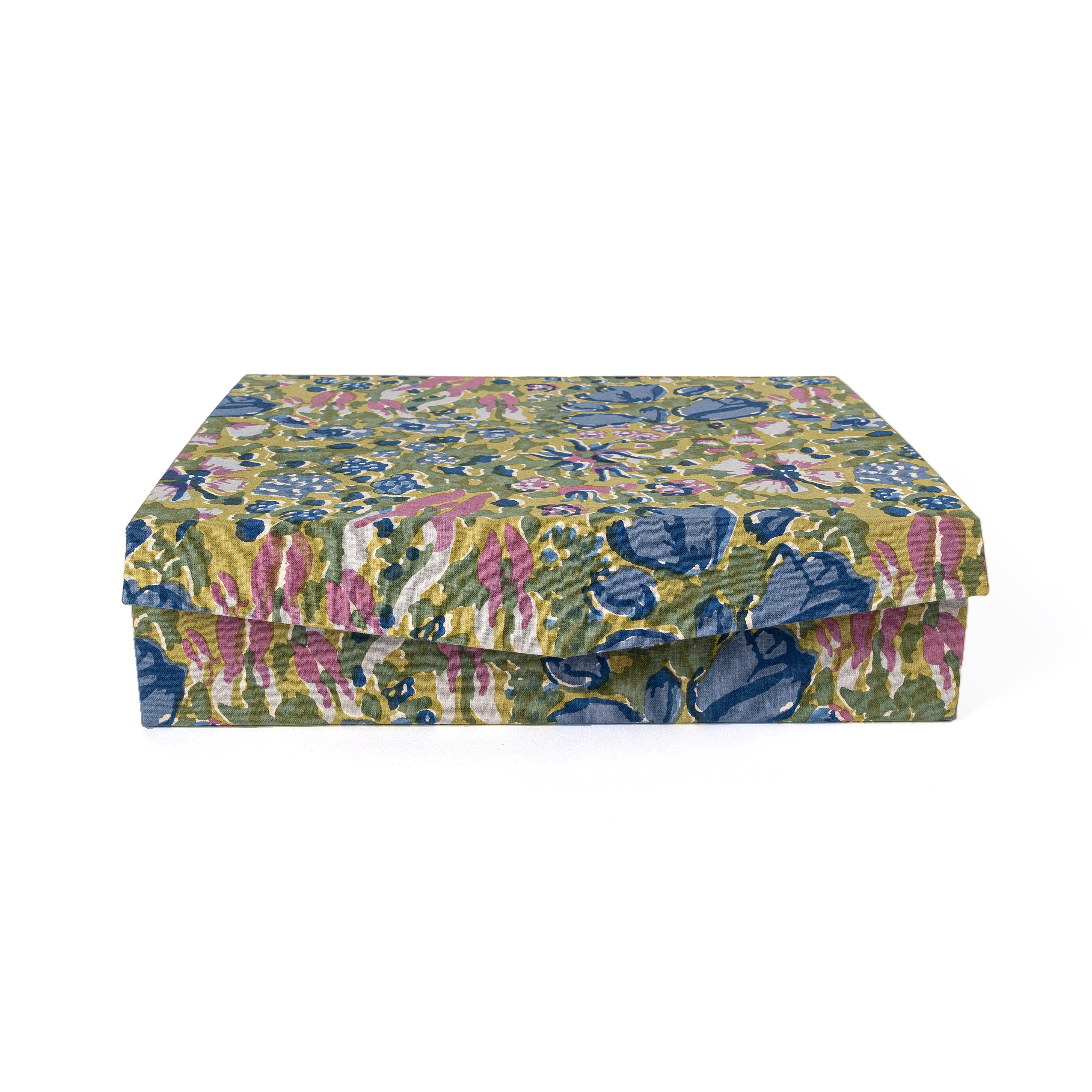 couleur-nature-jardin-bo-te-tr-sor-tissu-bleu-vert-cadeau image 6