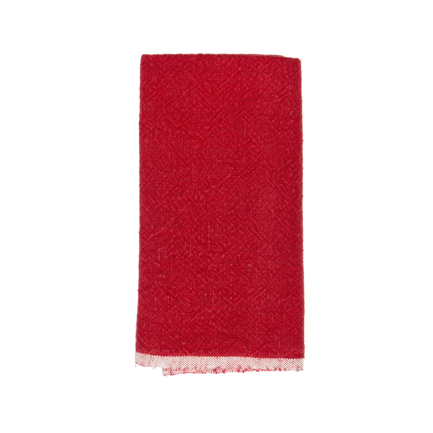 couleur-nature-chunky-linen-torchon-cuisine-rouge-lot-de-2-lin image 3
