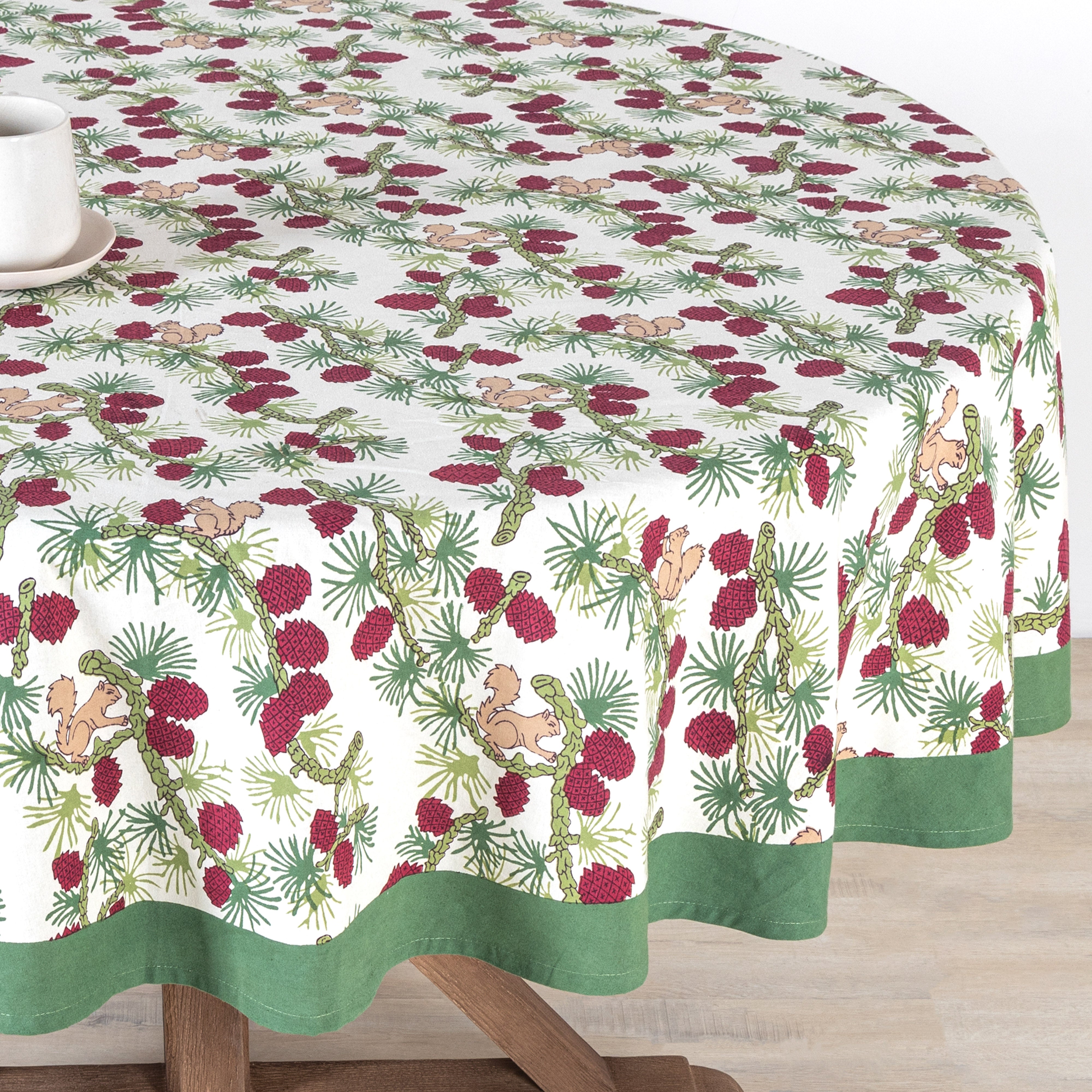 couleur-nature-french-tablecloths-nappe-cureuil-rouge-lot image 7