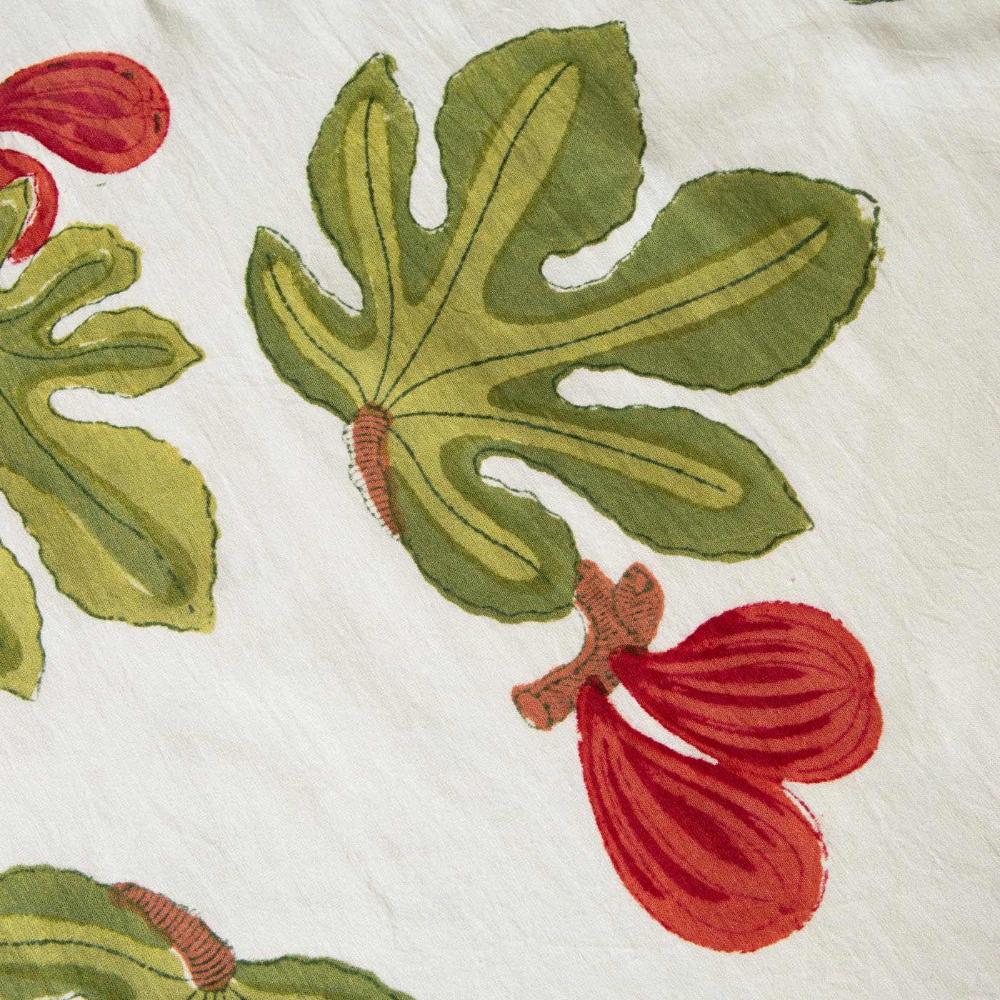 couleur-nature-fig-nappe-coton-rouge-vert-ivoire image 4