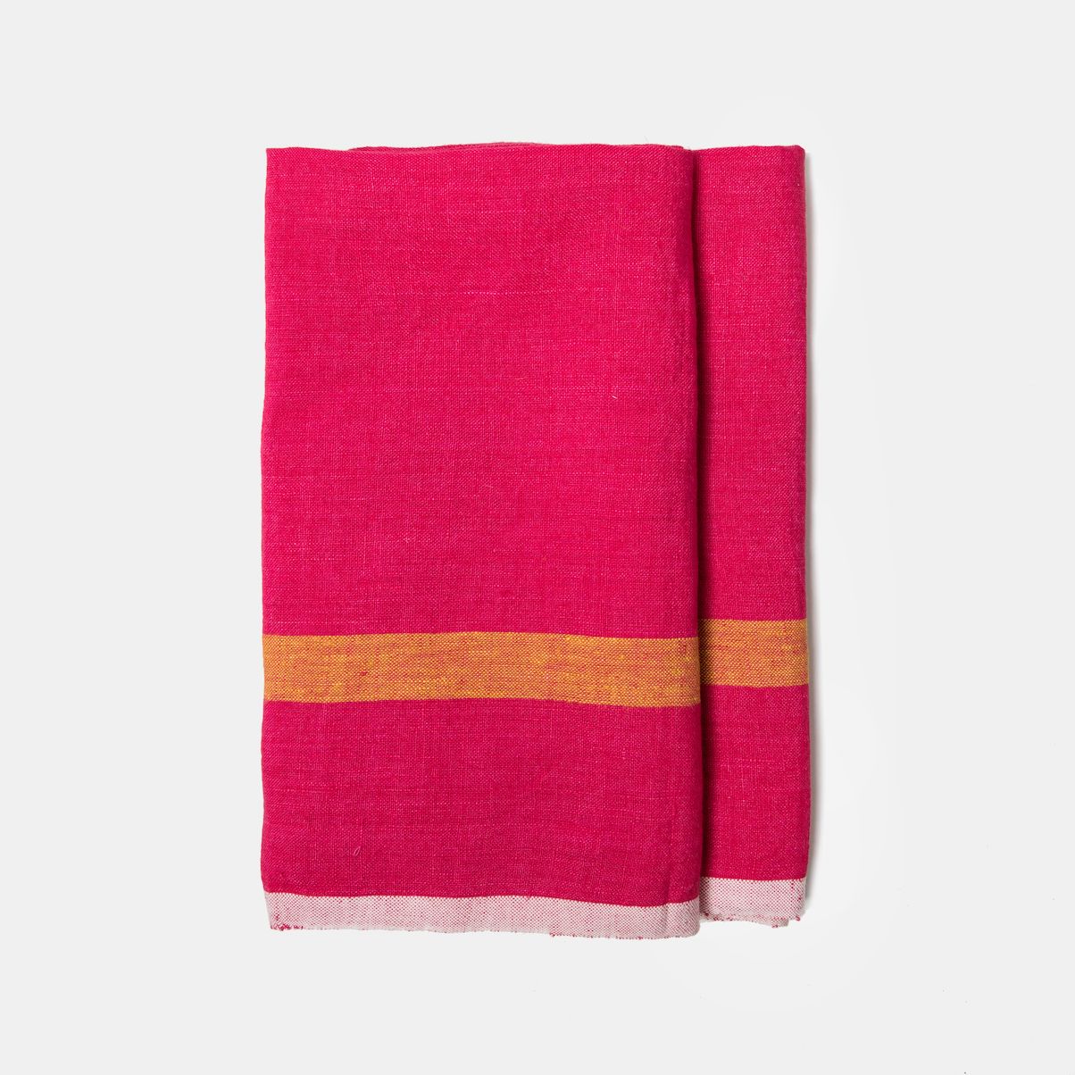 couleur-nature-laundered-linen-torchon-lin-lot-2-rose-lime image 2