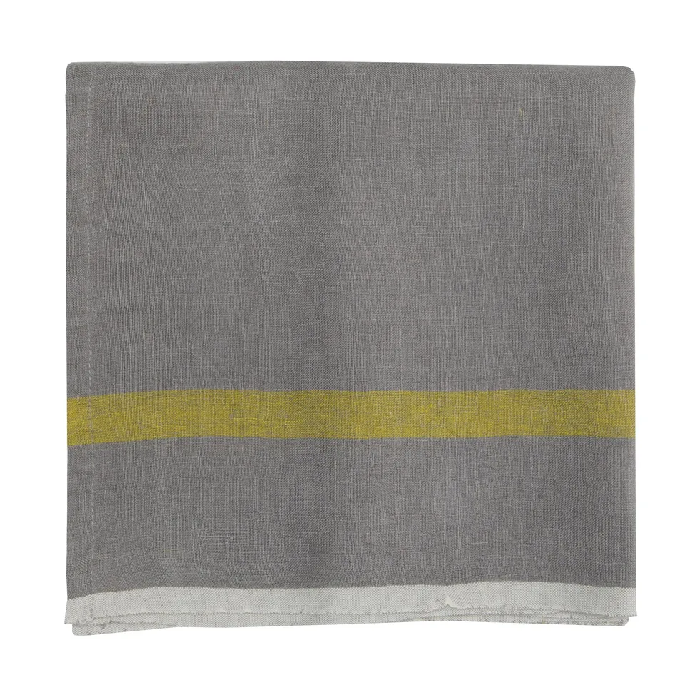 couleur-nature-lin-lav-serviette-gris-lime-lot-de-4 image 1