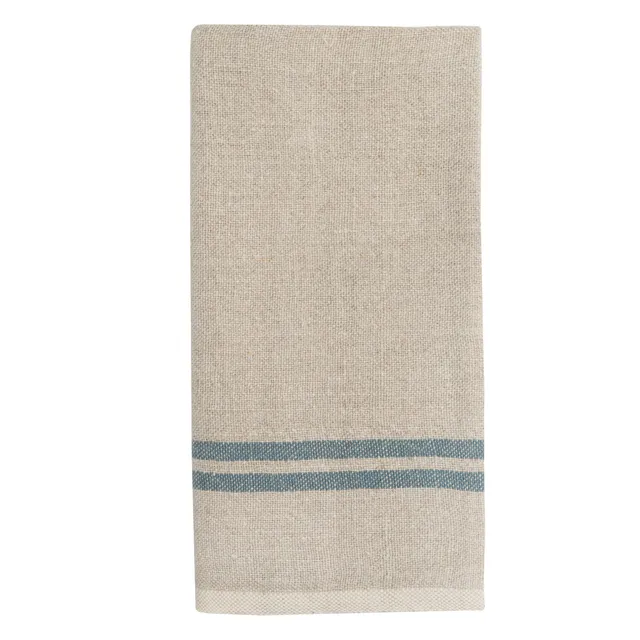 couleur-nature-vintage-torchon-lin-naturel-bleu-lot-2 image 1