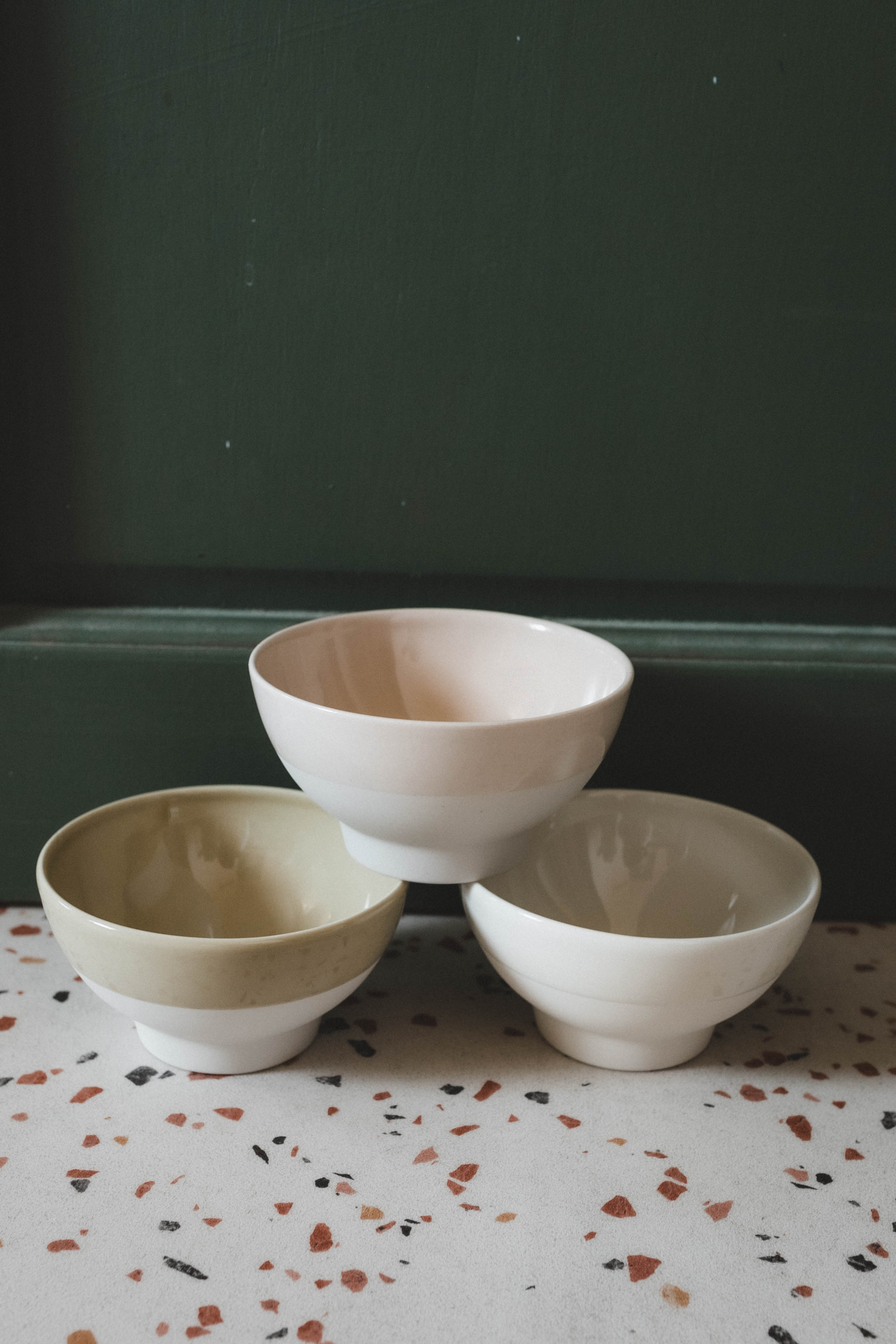 jars-cantine-bol-vert-argile-c-ramique-empilable image 2