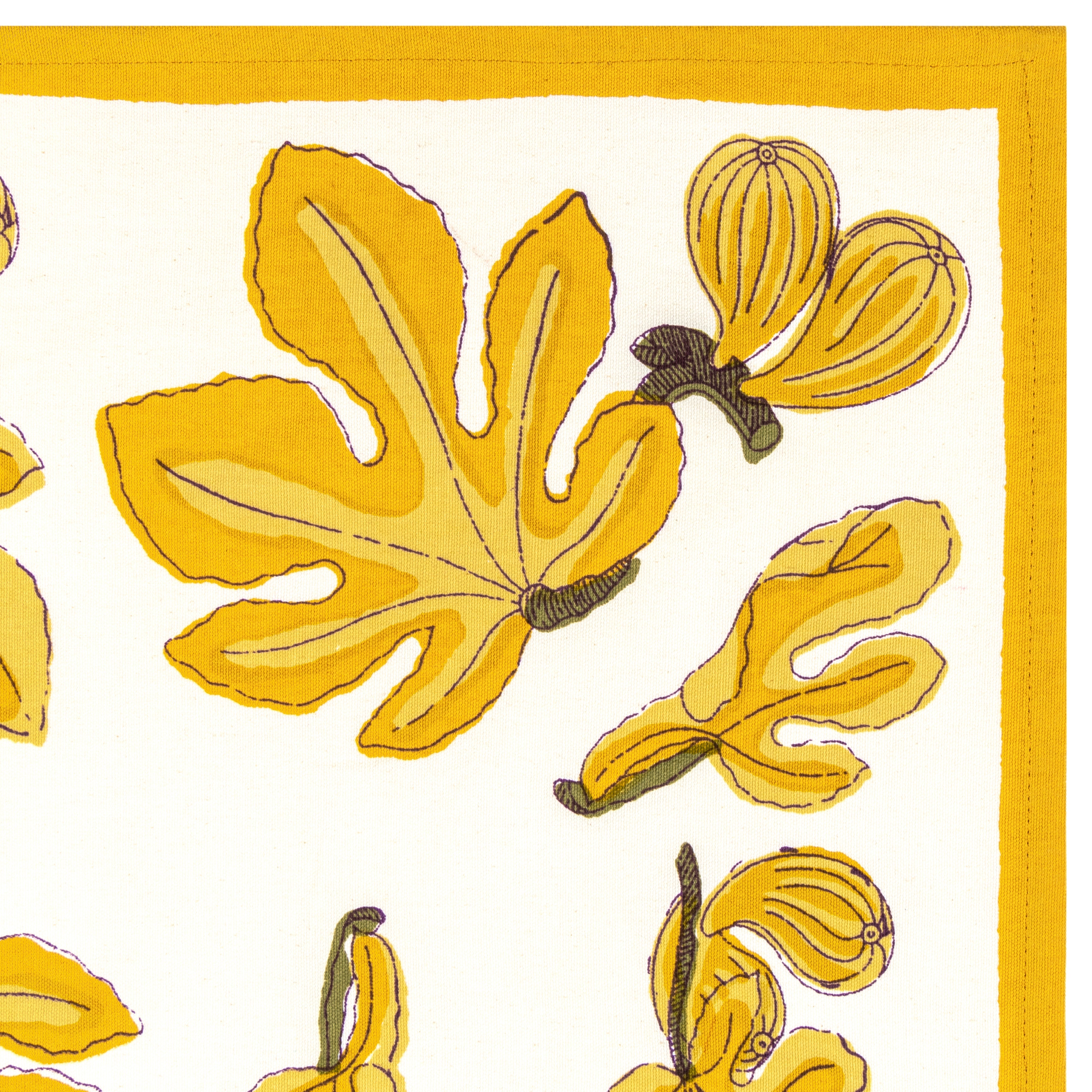couleur-nature-fig-citrine-torchon-cuisine-lot-3-coton-20x30 image 4