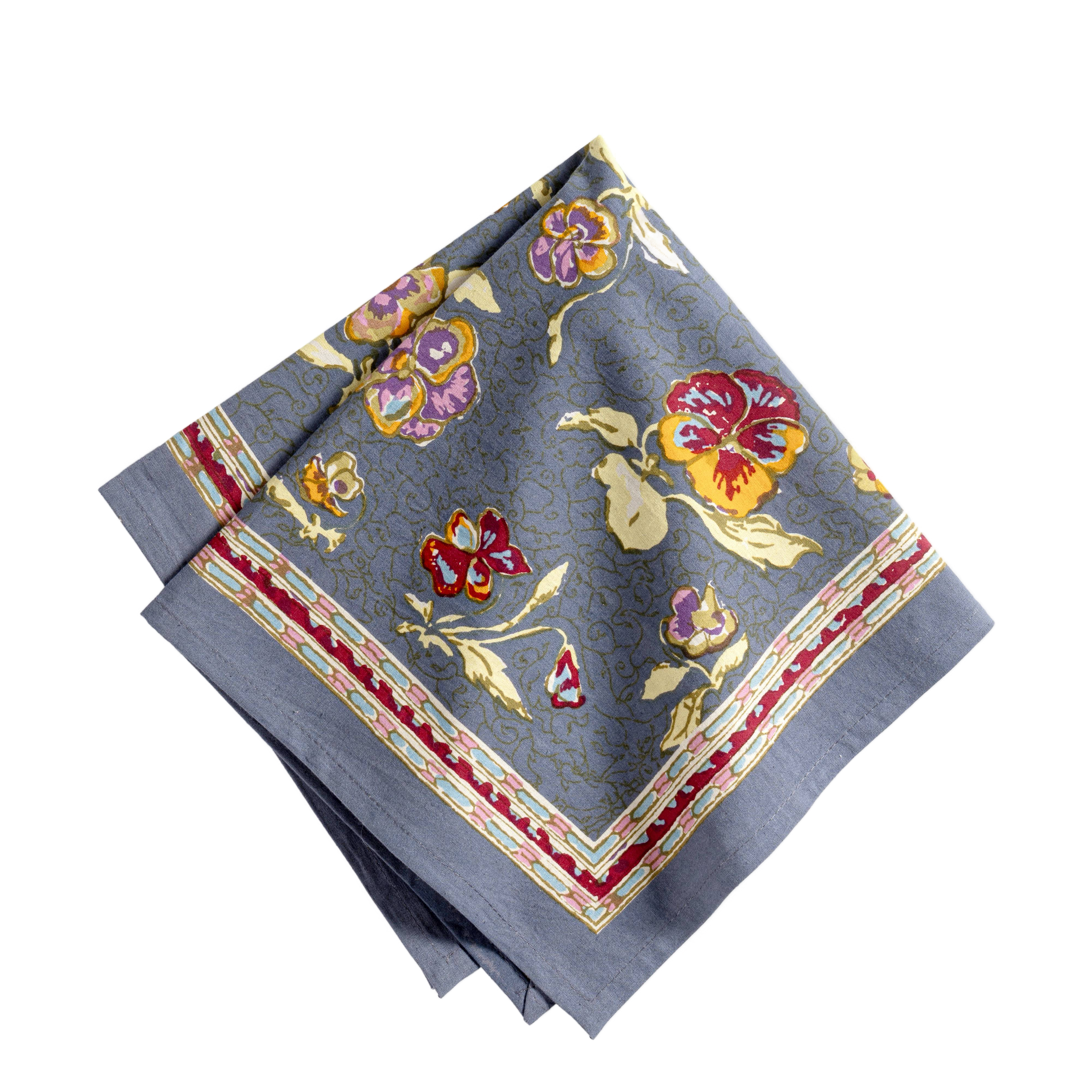couleur-nature-pansy-nappe-rouge-grise-71x106-rectangulaire image 6