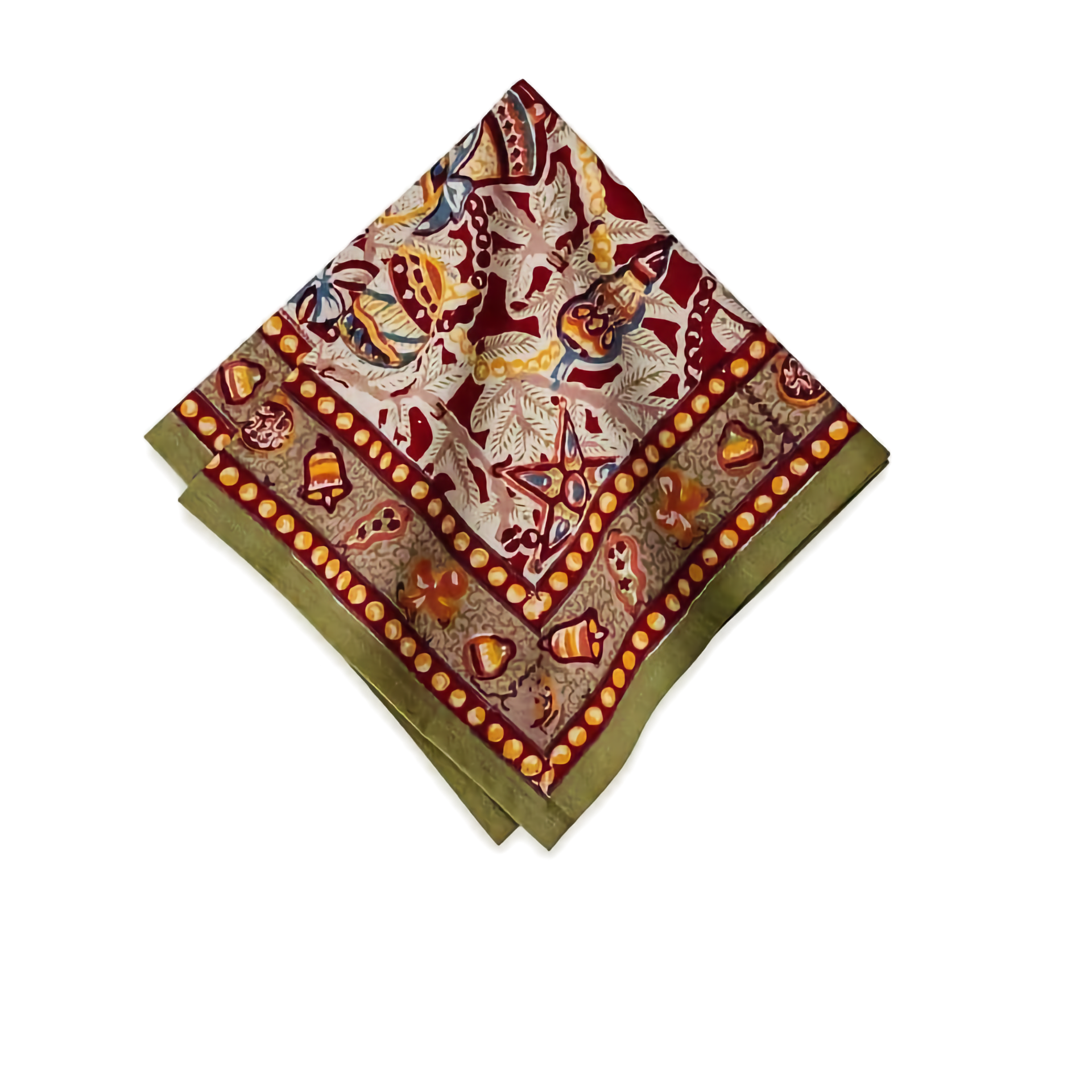 couleur-nature-noel-nappe-de-no-l-verte-rouge-71x106 image 6