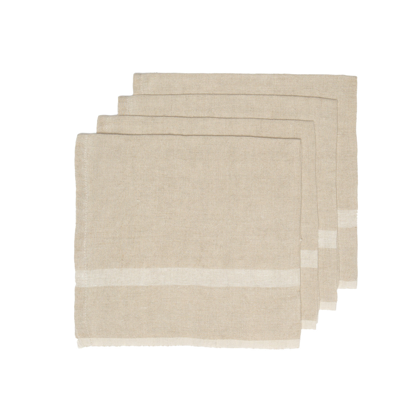 couleur-nature-laundered-linen-serviettes-de-table-lin-lot-4-naturel image 3