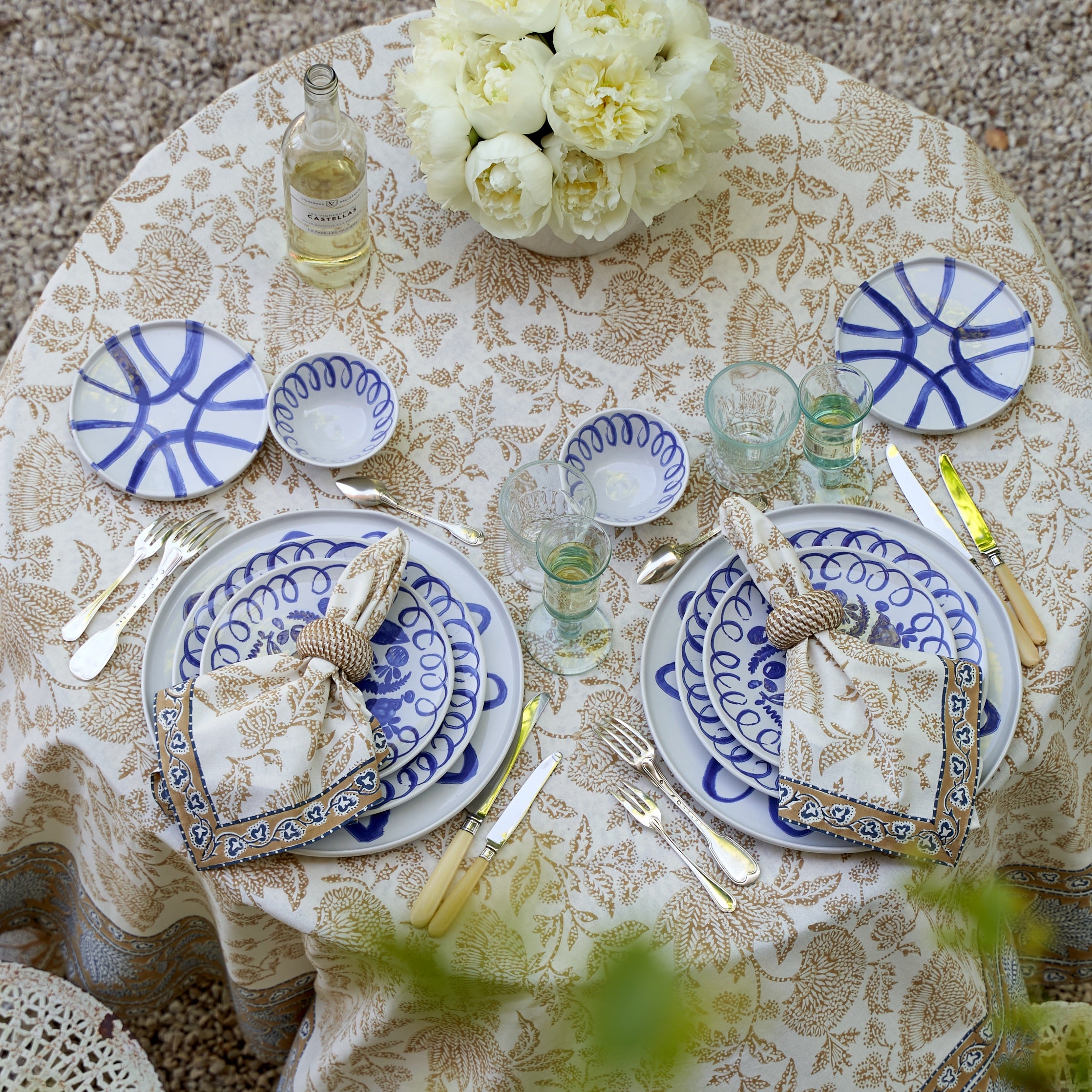 couleur-nature-citron-bleu-yellow-set-de-table-coton-lot-de-6 image 5