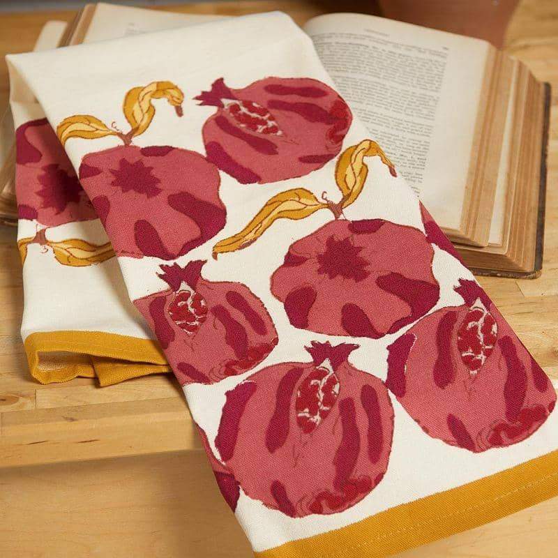 couleur-nature-grenade-torchon-coton-rouge-lot-3-20x30 image 2