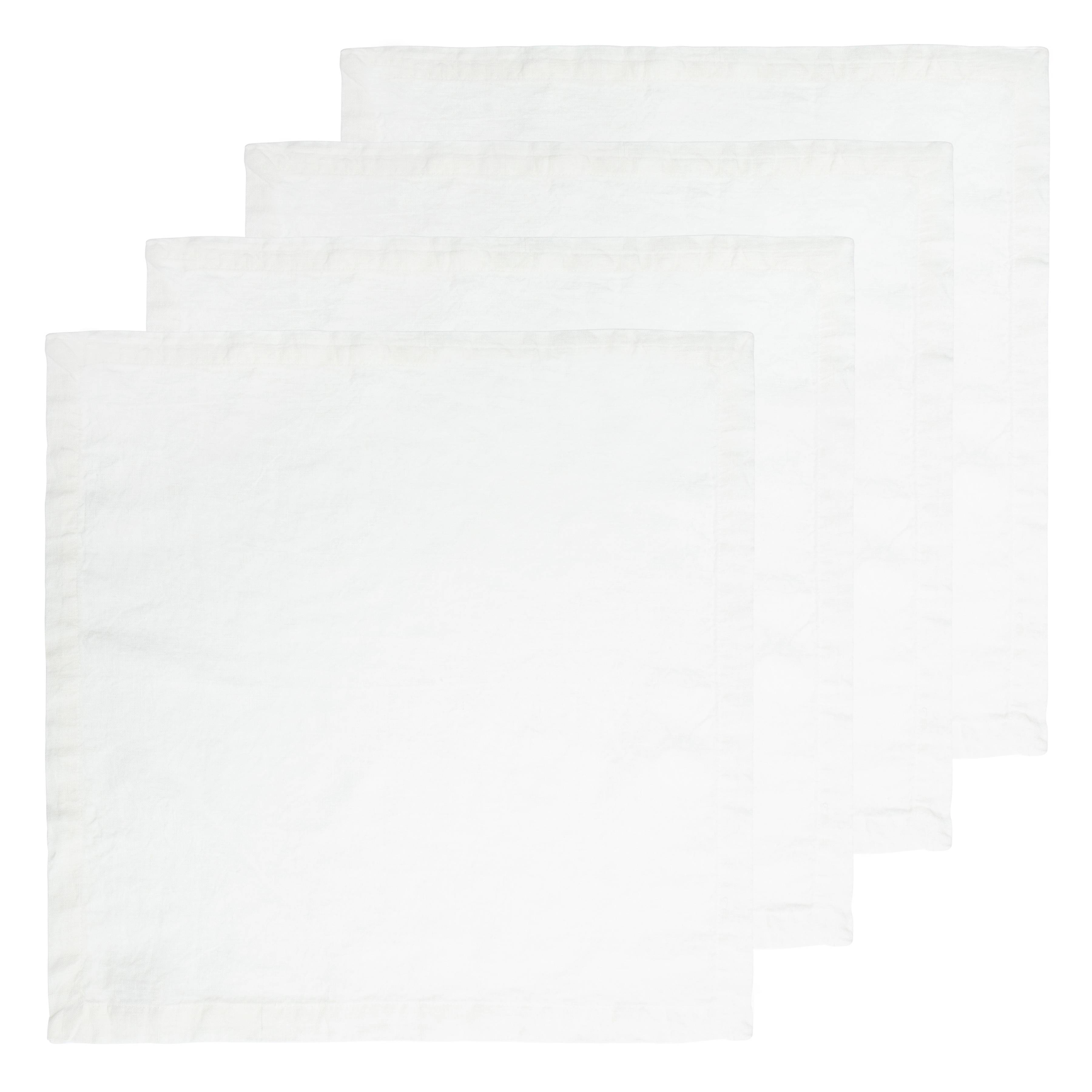couleur-nature-everyday-serviette-table-blanc-lot-4-lin image 7