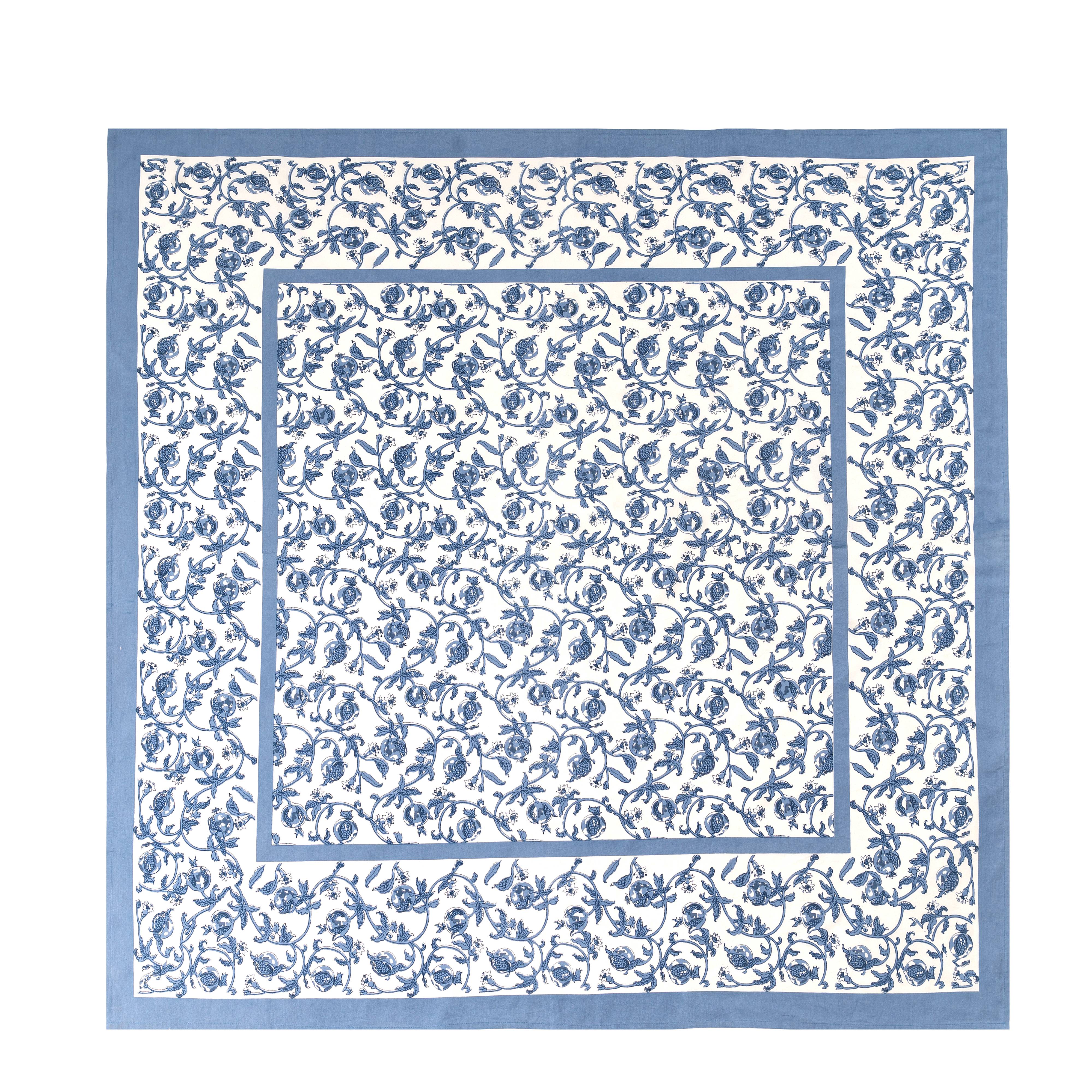 couleur-nature-granada-nappe-fran-aise-bleu-bleuet-carr-e image 8